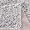 carpet city hoogpolig vloerkleed shaggy uni 500 grijs