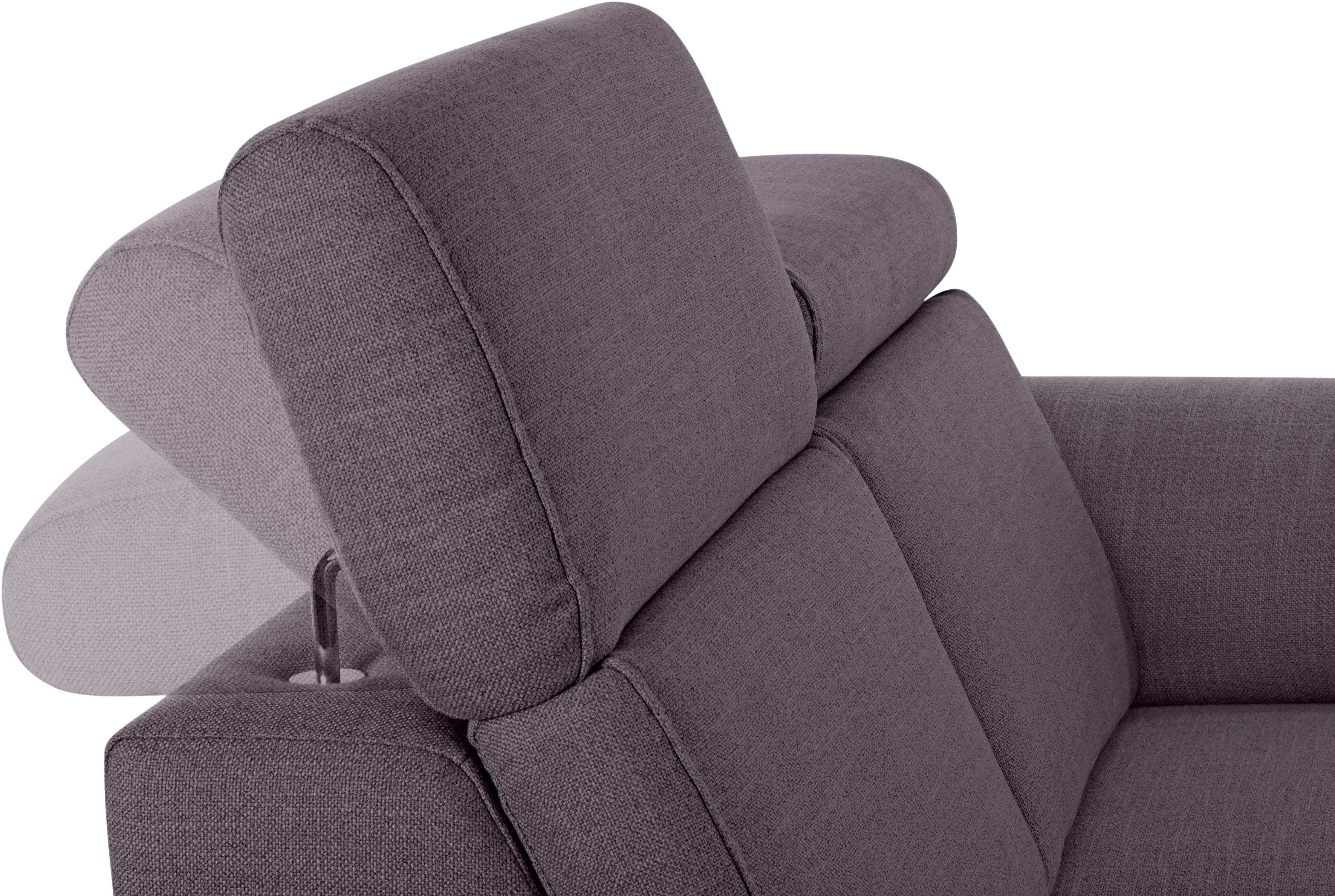 sit&more 2,5-zitsbank Arngast met binnenvering en verstelbare hoofdsteun