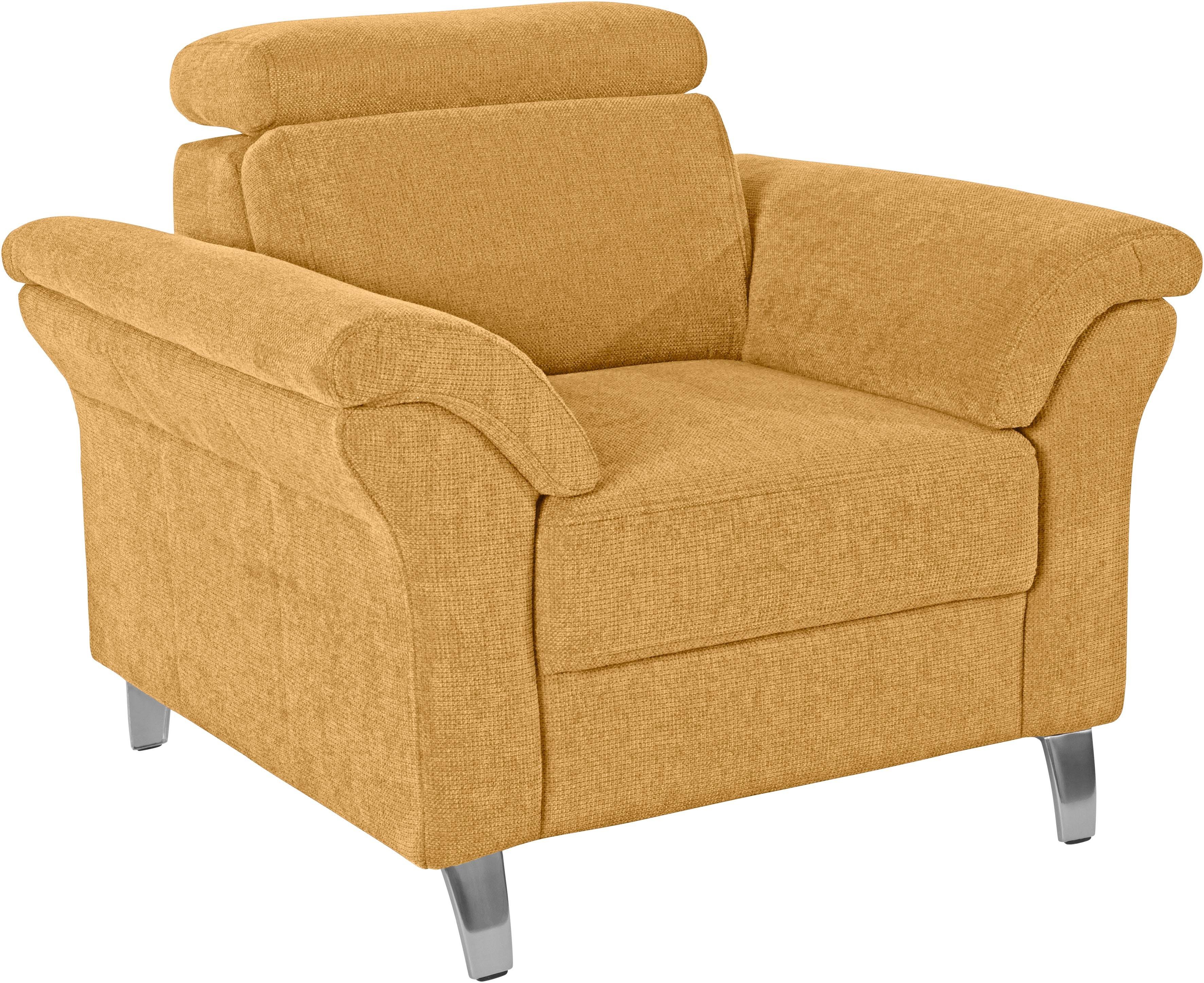 sit&more Fauteuil Arngast met binnenvering en verstelbare hoofdsteun