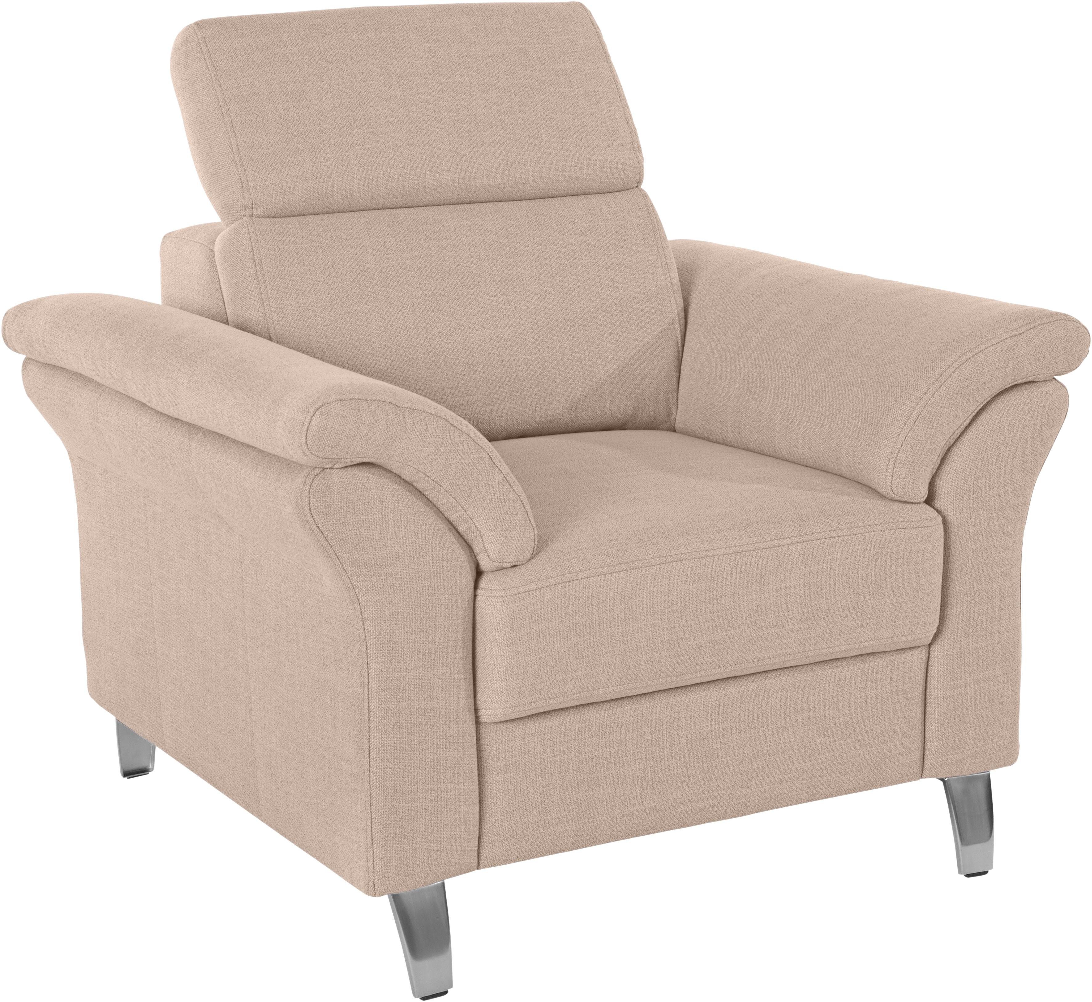 sit&more Fauteuil Arngast met binnenvering en verstelbare hoofdsteun