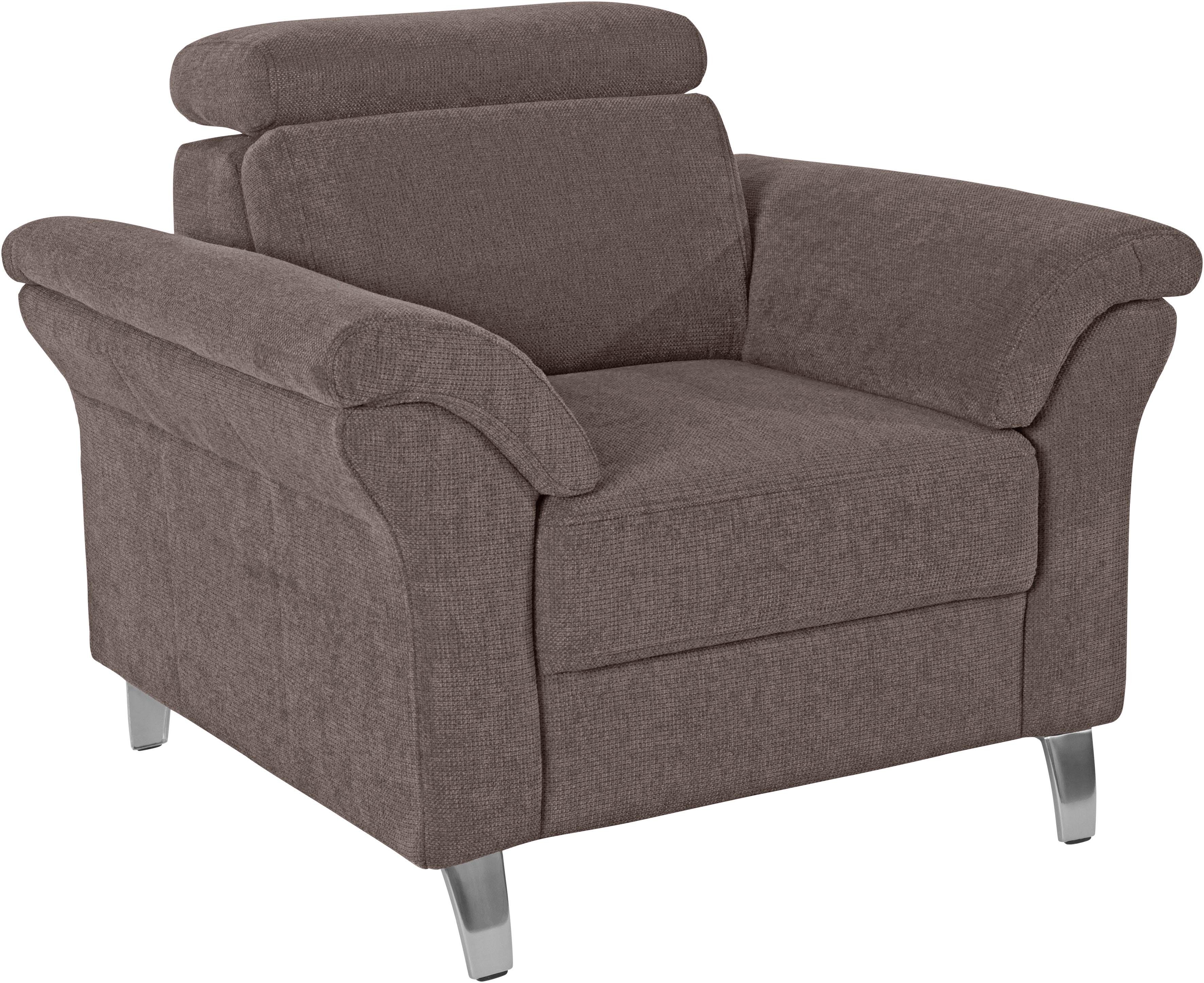 sit&more Fauteuil Arngast met binnenvering en verstelbare hoofdsteun