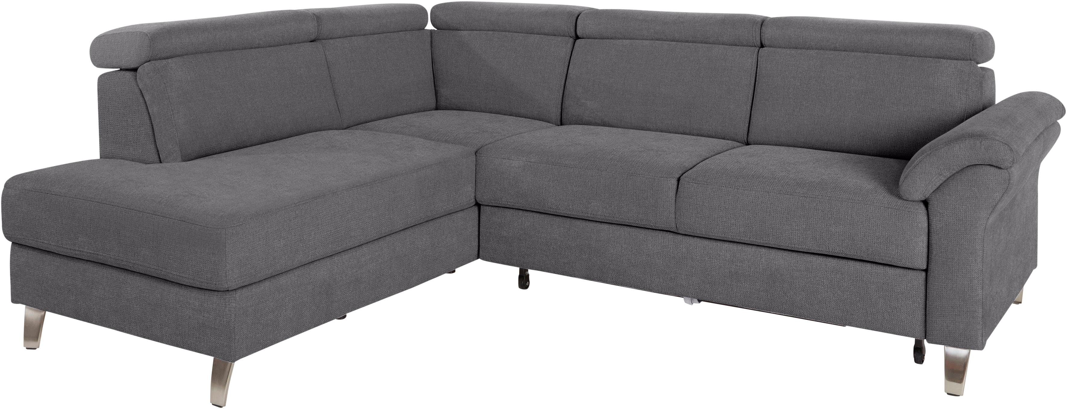 sit&more Hoekbank Arngast L-vorm met verstelbare hoofdsteun en binnenvering