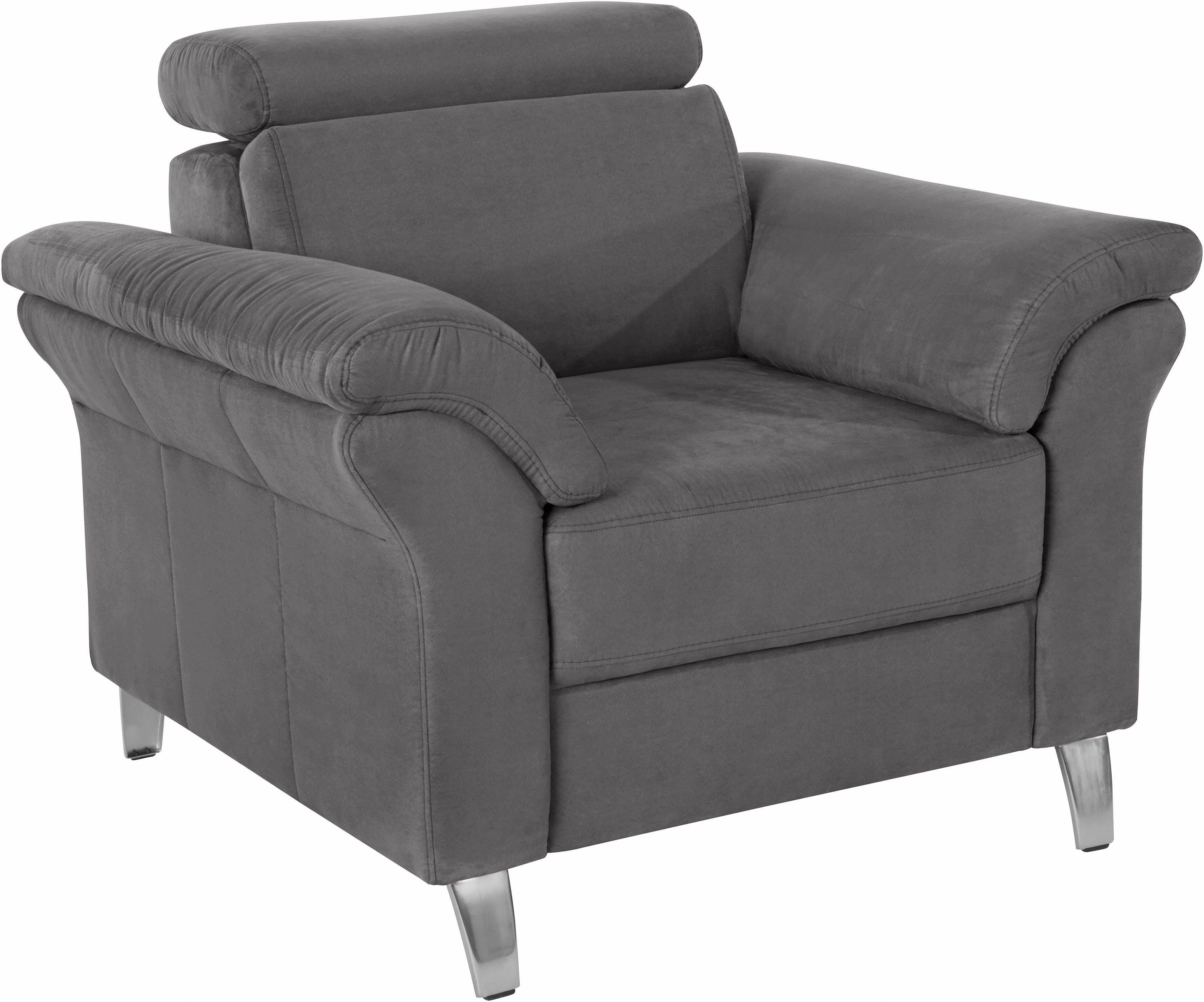 sit&more Fauteuil Arngast met binnenvering en verstelbare hoofdsteun