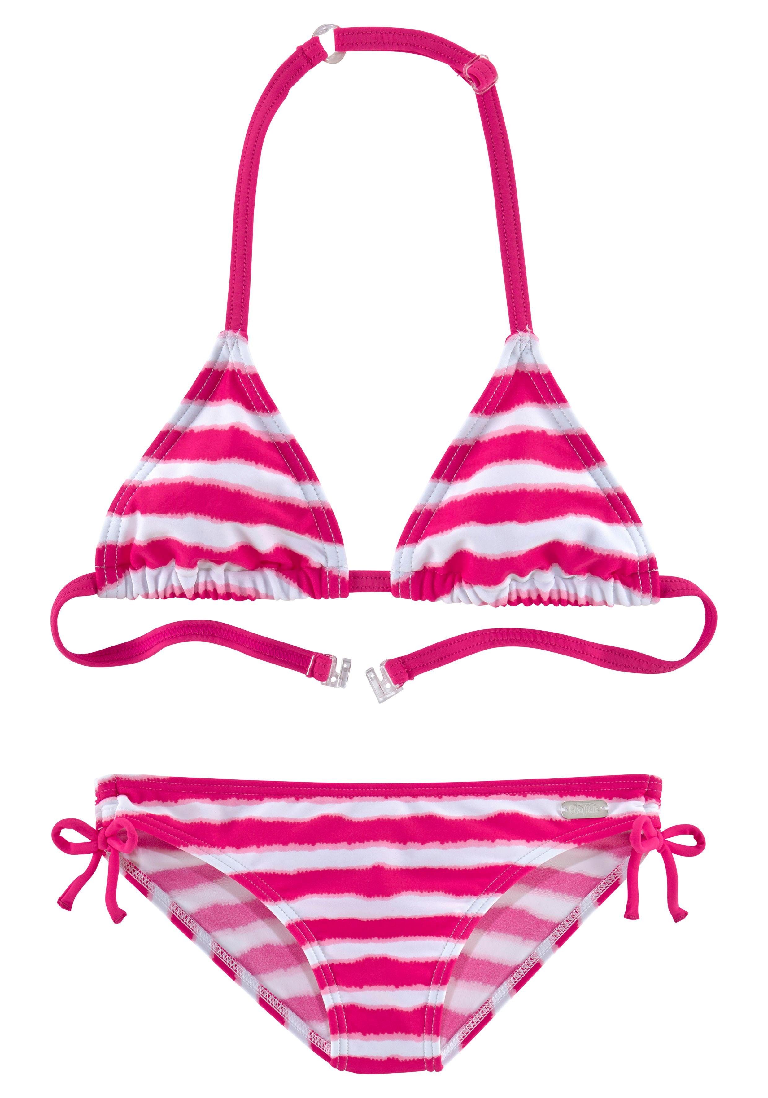 Buffalo Triangelbikini in trendy streep-look