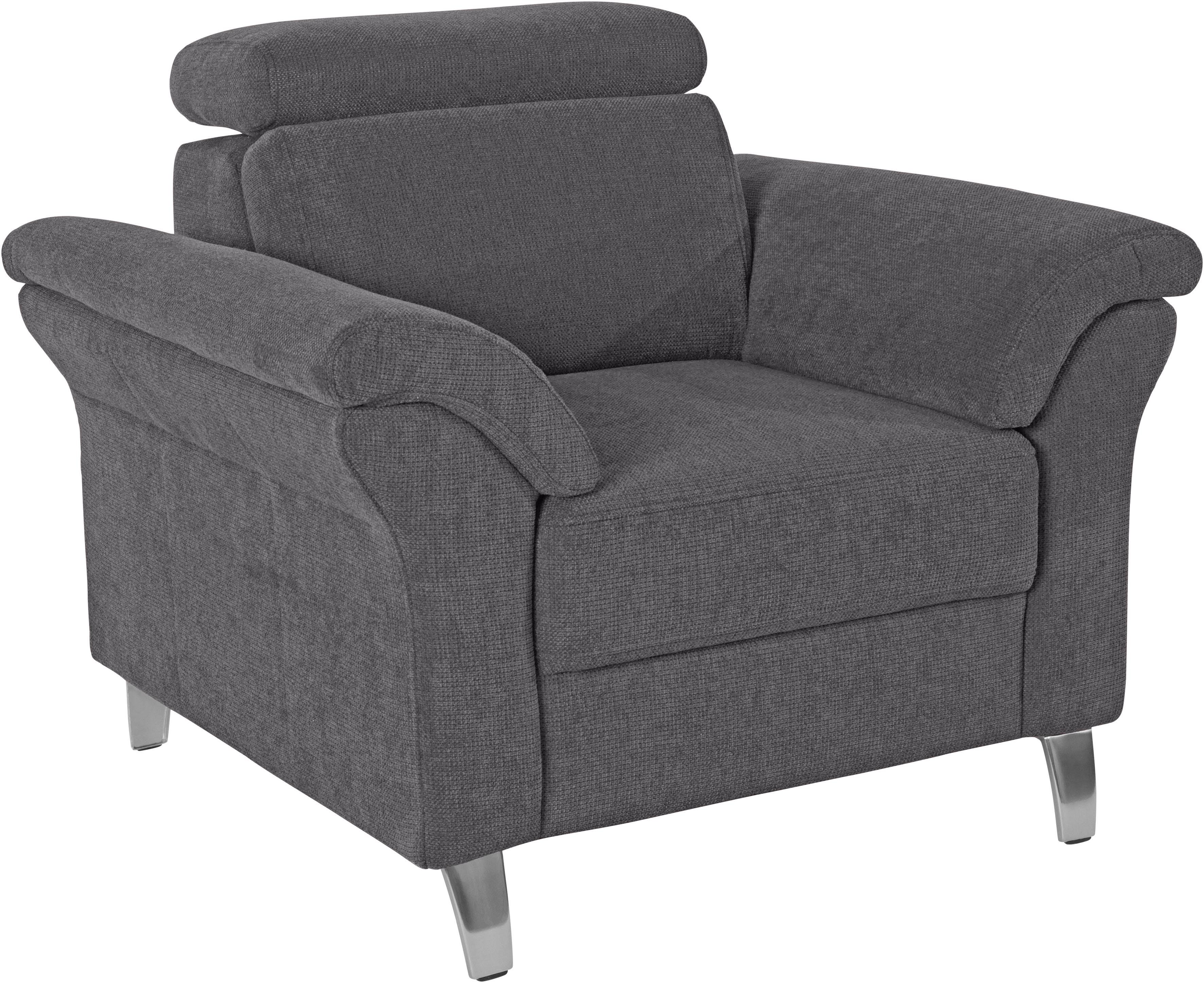 sit&more Fauteuil Arngast met binnenvering en verstelbare hoofdsteun
