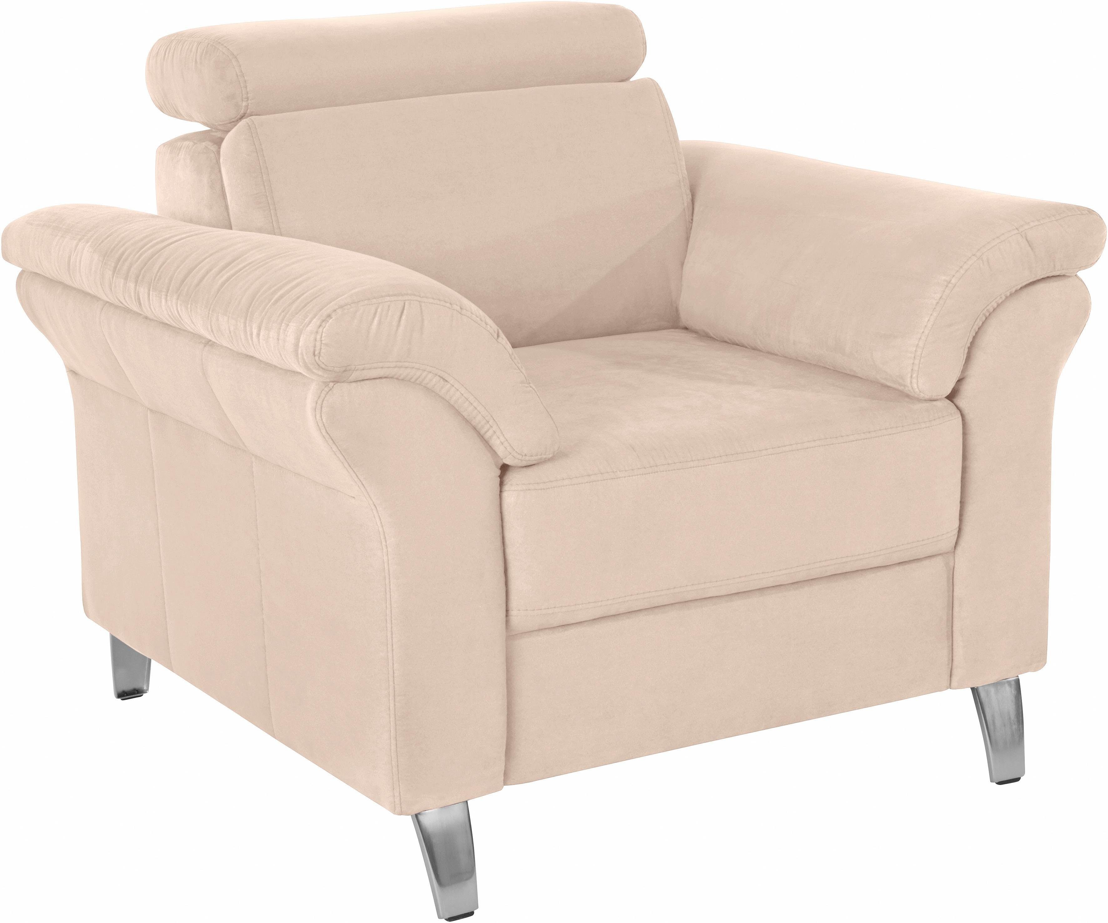 sit&more Fauteuil Arngast met binnenvering en verstelbare hoofdsteun