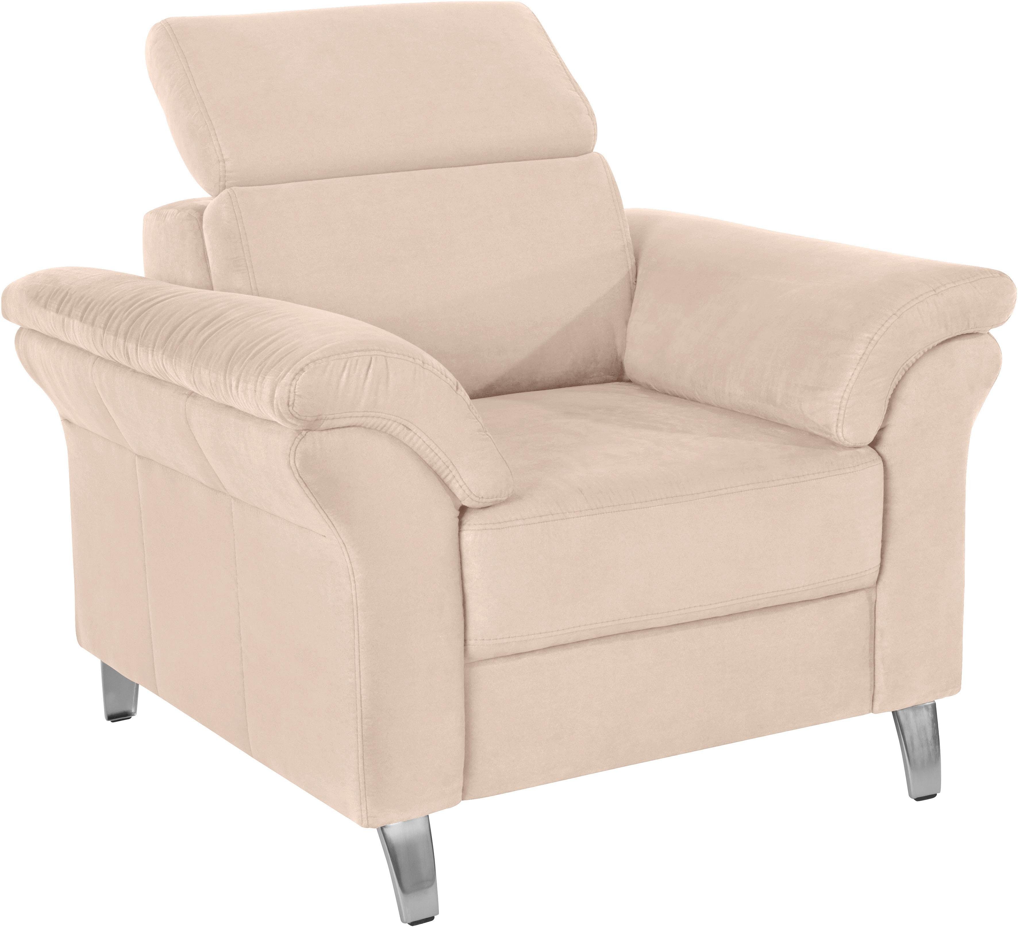 sit&more Fauteuil Arngast met binnenvering en verstelbare hoofdsteun