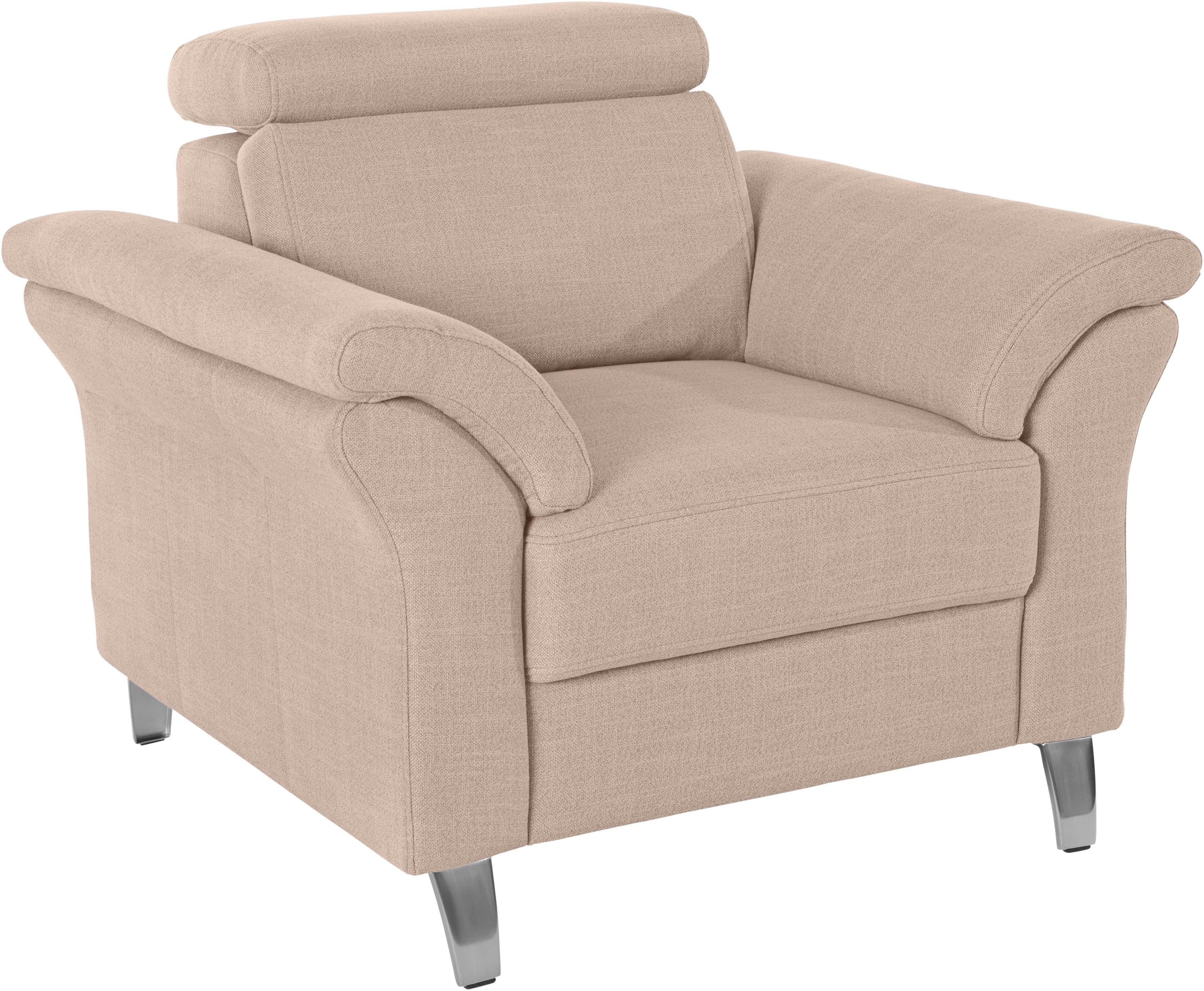 sit&more Fauteuil Arngast met binnenvering en verstelbare hoofdsteun