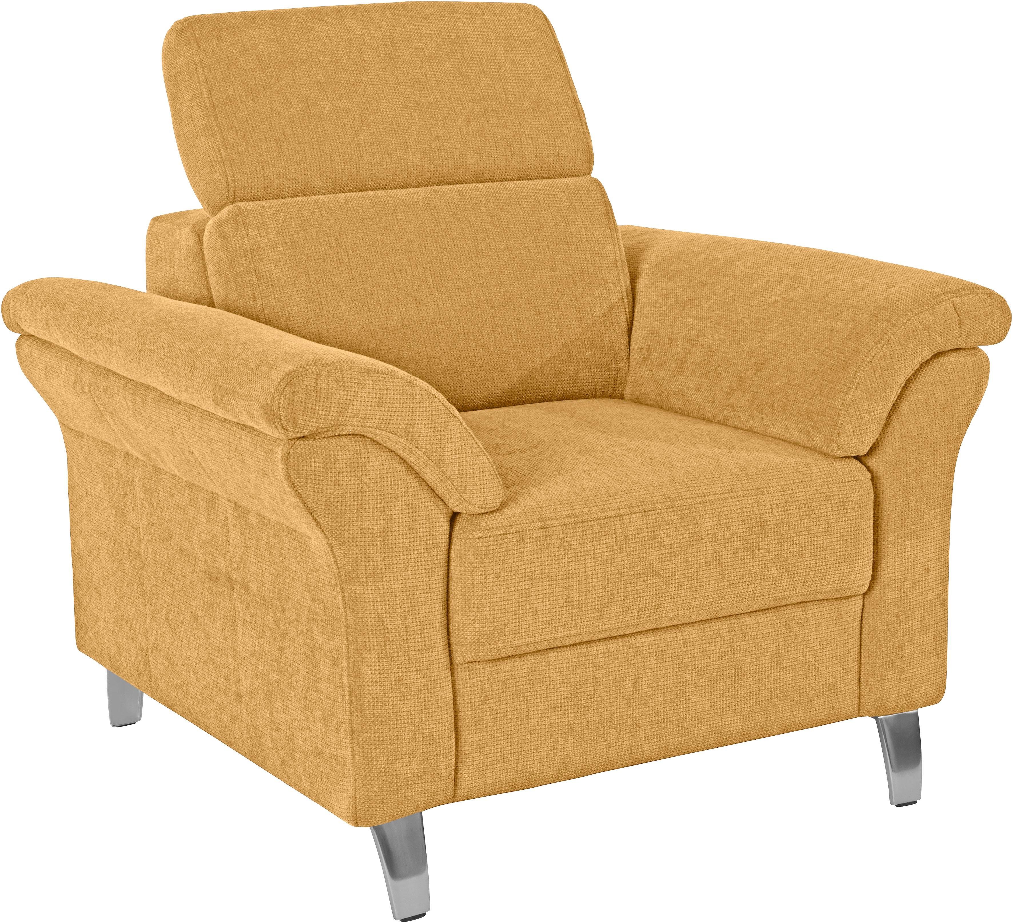 sit&more Fauteuil Arngast met binnenvering en verstelbare hoofdsteun