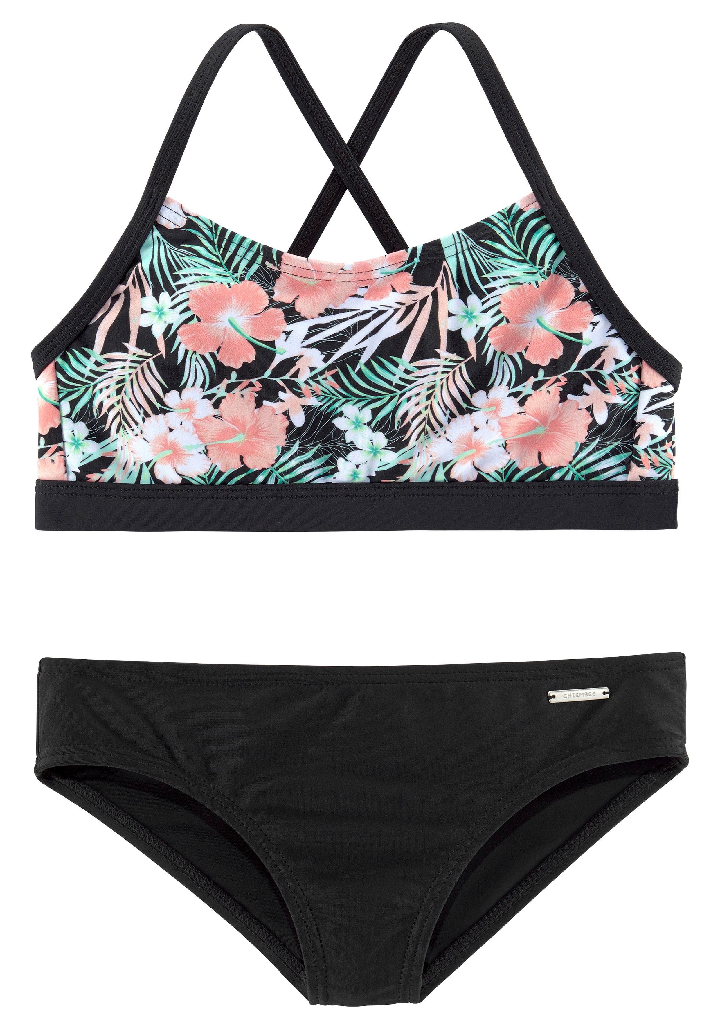 Chiemsee Bustierbikini in tropische print
