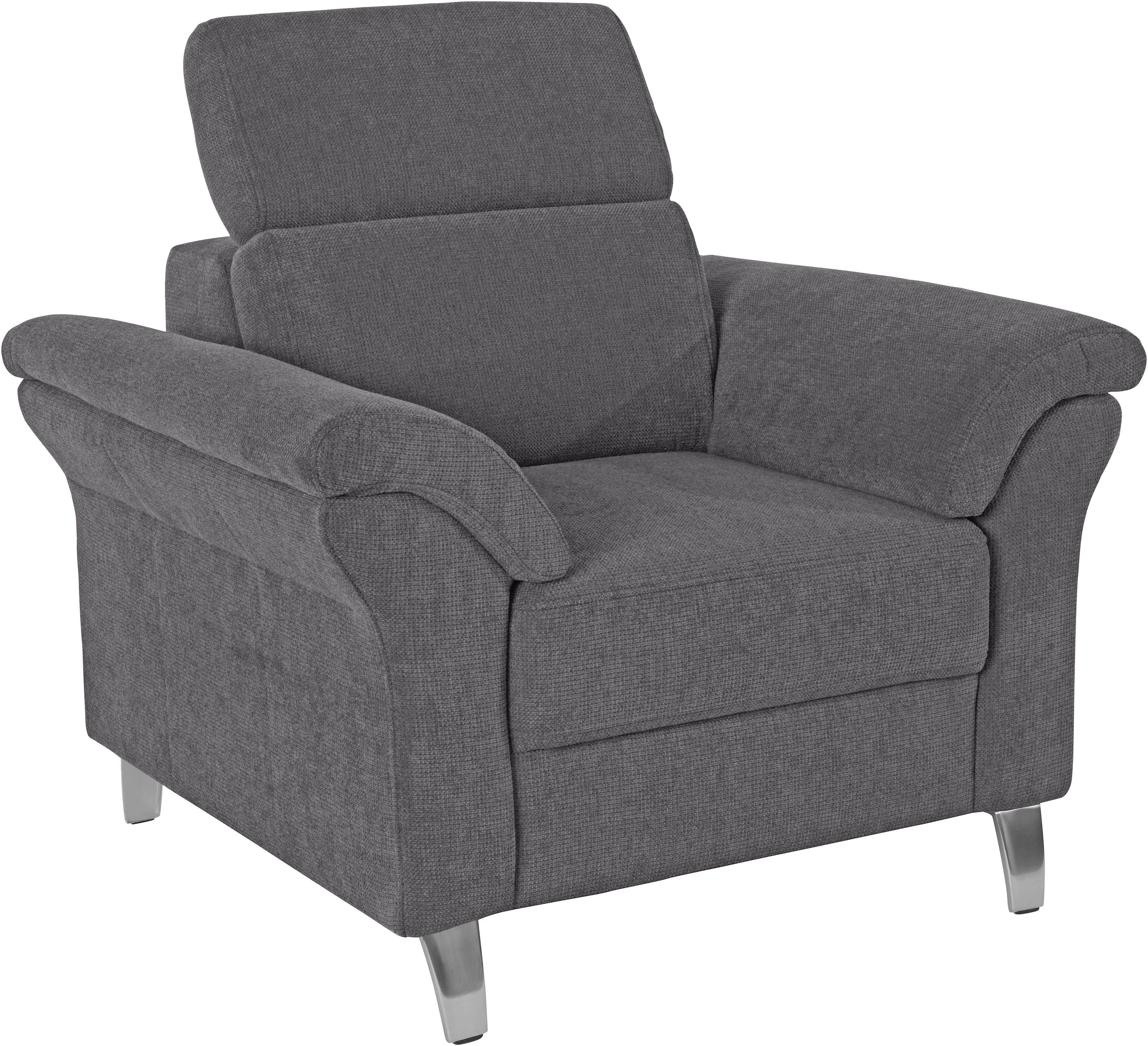 sit&more Fauteuil Arngast met binnenvering en verstelbare hoofdsteun