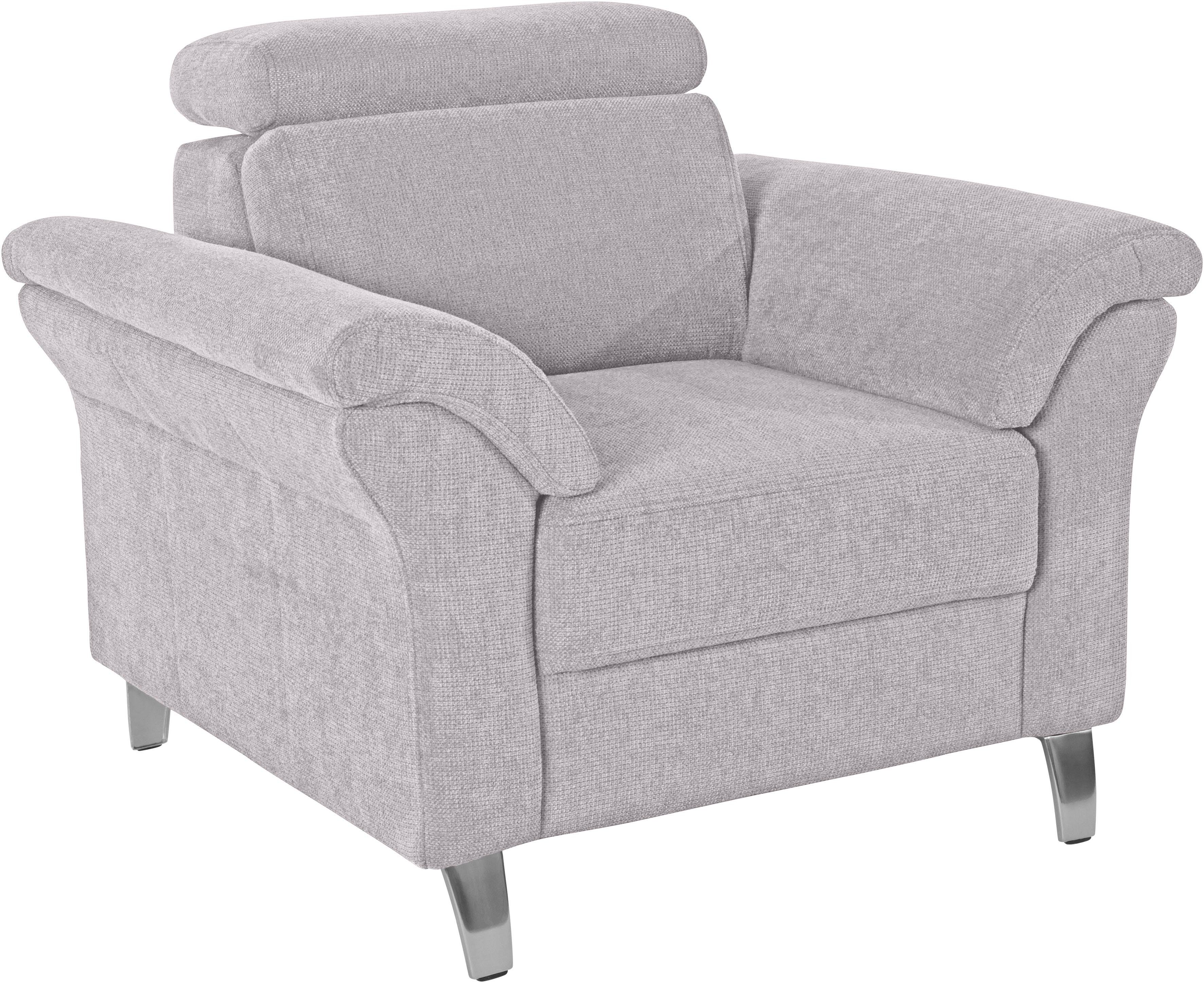 sit&more Fauteuil Arngast met binnenvering en verstelbare hoofdsteun