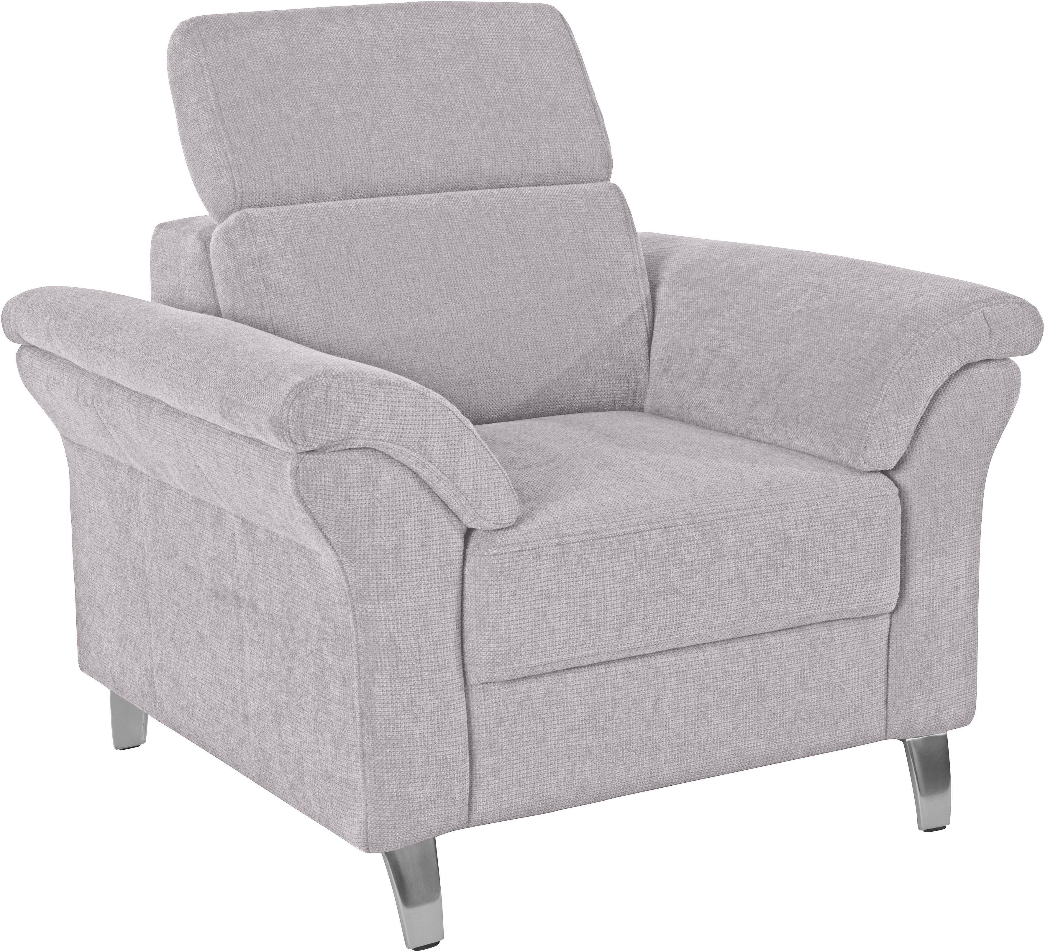 sit&more Fauteuil Arngast met binnenvering en verstelbare hoofdsteun