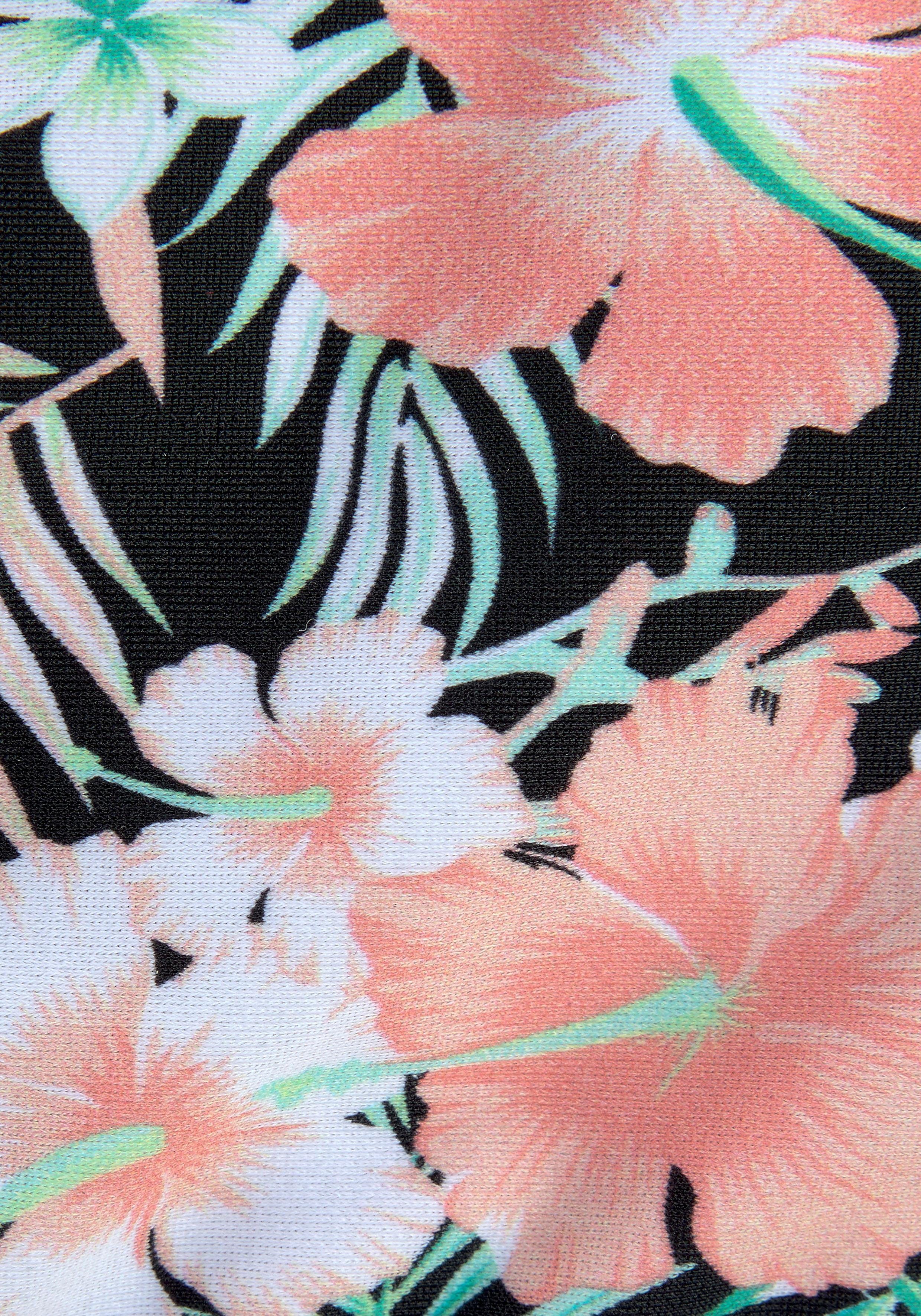 Chiemsee Triangelbikini met een bloemmotief