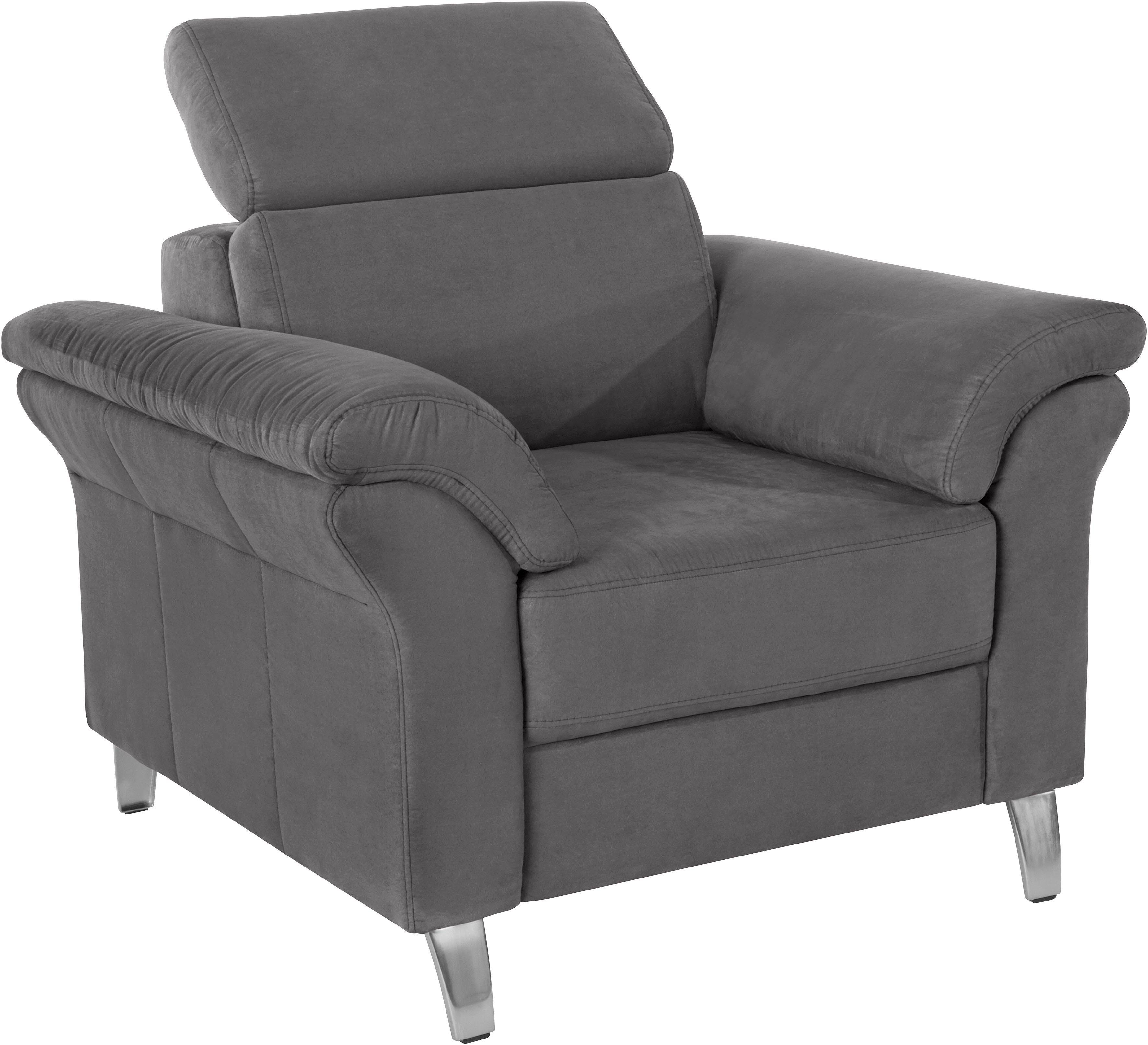 sit&more Fauteuil Arngast met binnenvering en verstelbare hoofdsteun
