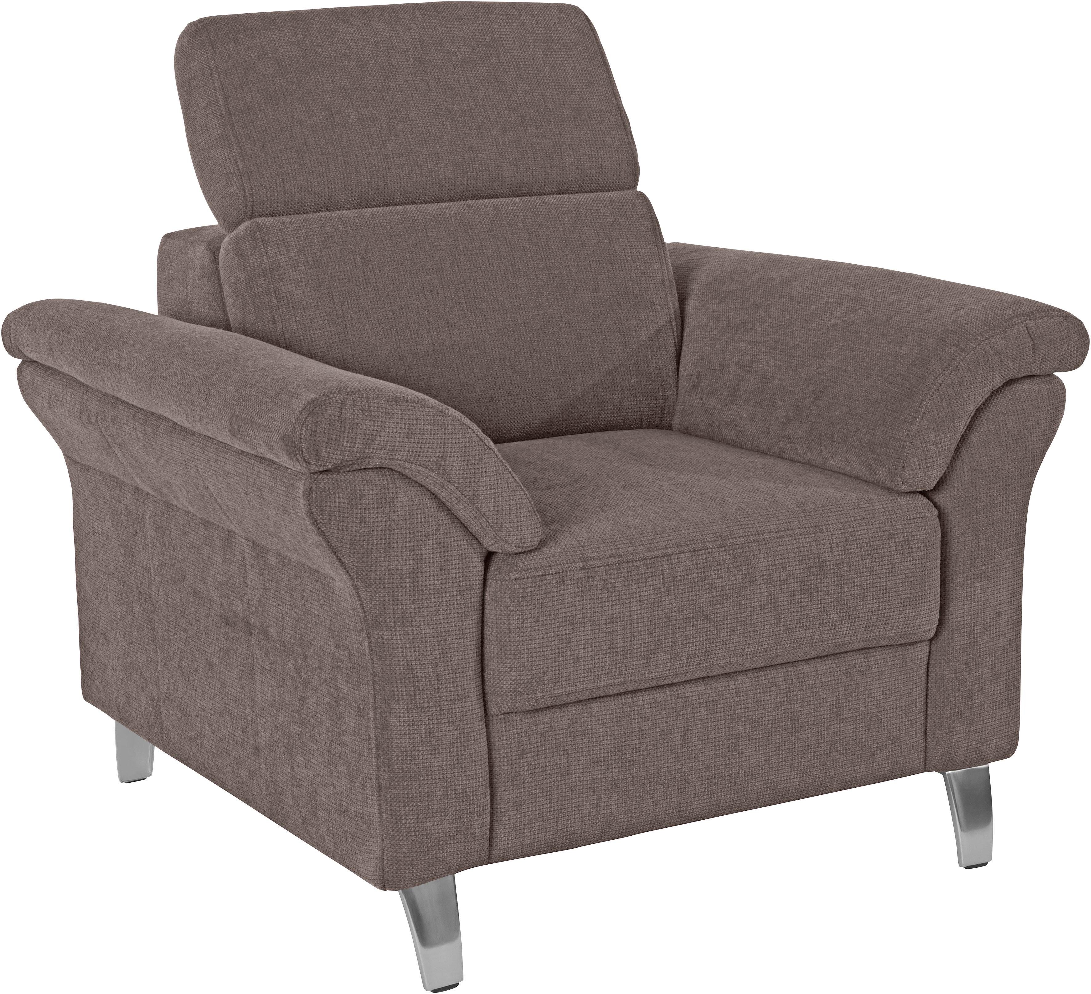 sit&more Fauteuil Arngast met binnenvering en verstelbare hoofdsteun
