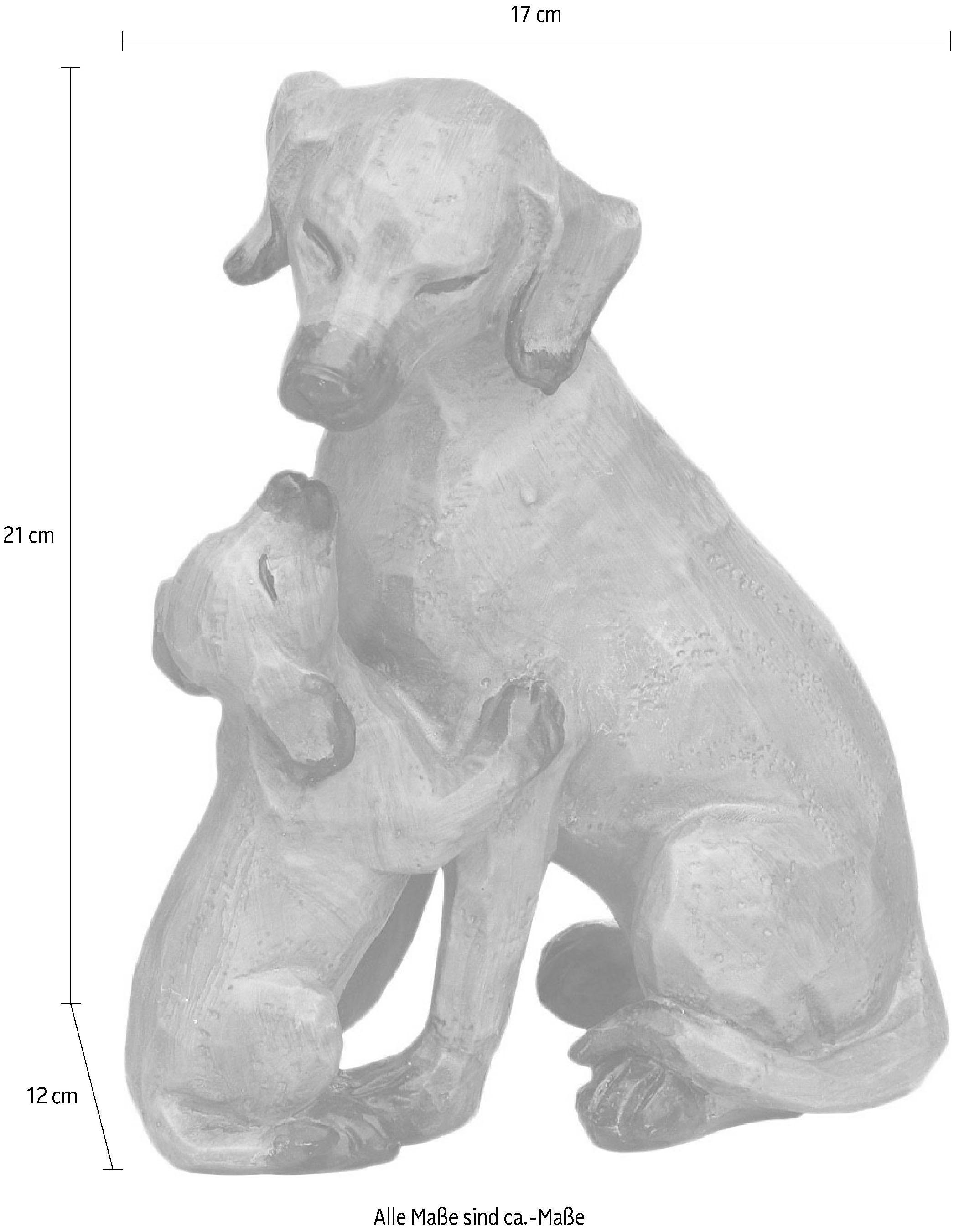 Ambiente Haus Decoratief figuur Hond met pup