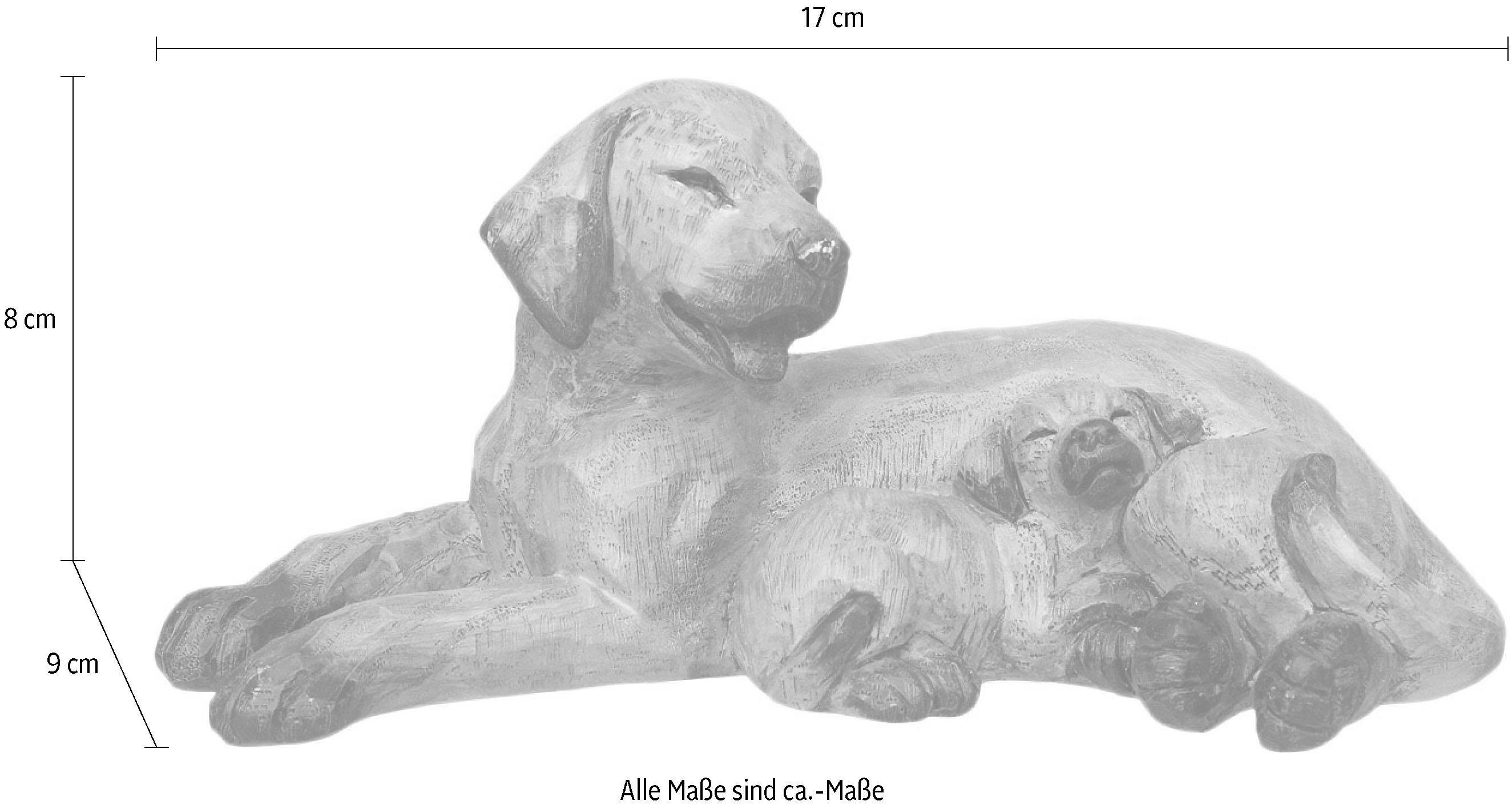 Ambiente Haus Decoratief figuur Hond met pup