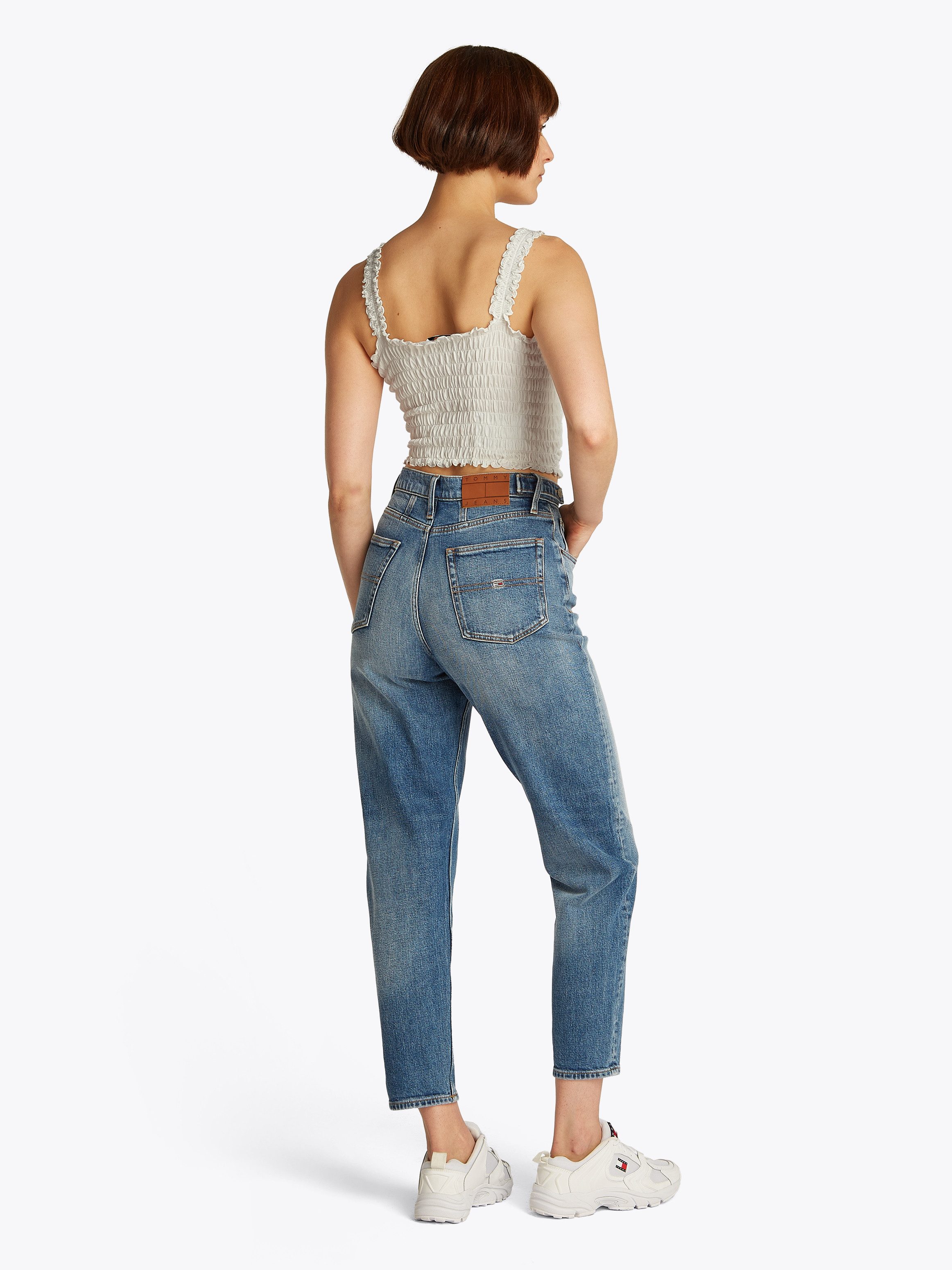 TOMMY JEANS Smoktop TJW SMOCK VARSITY BRALETTE