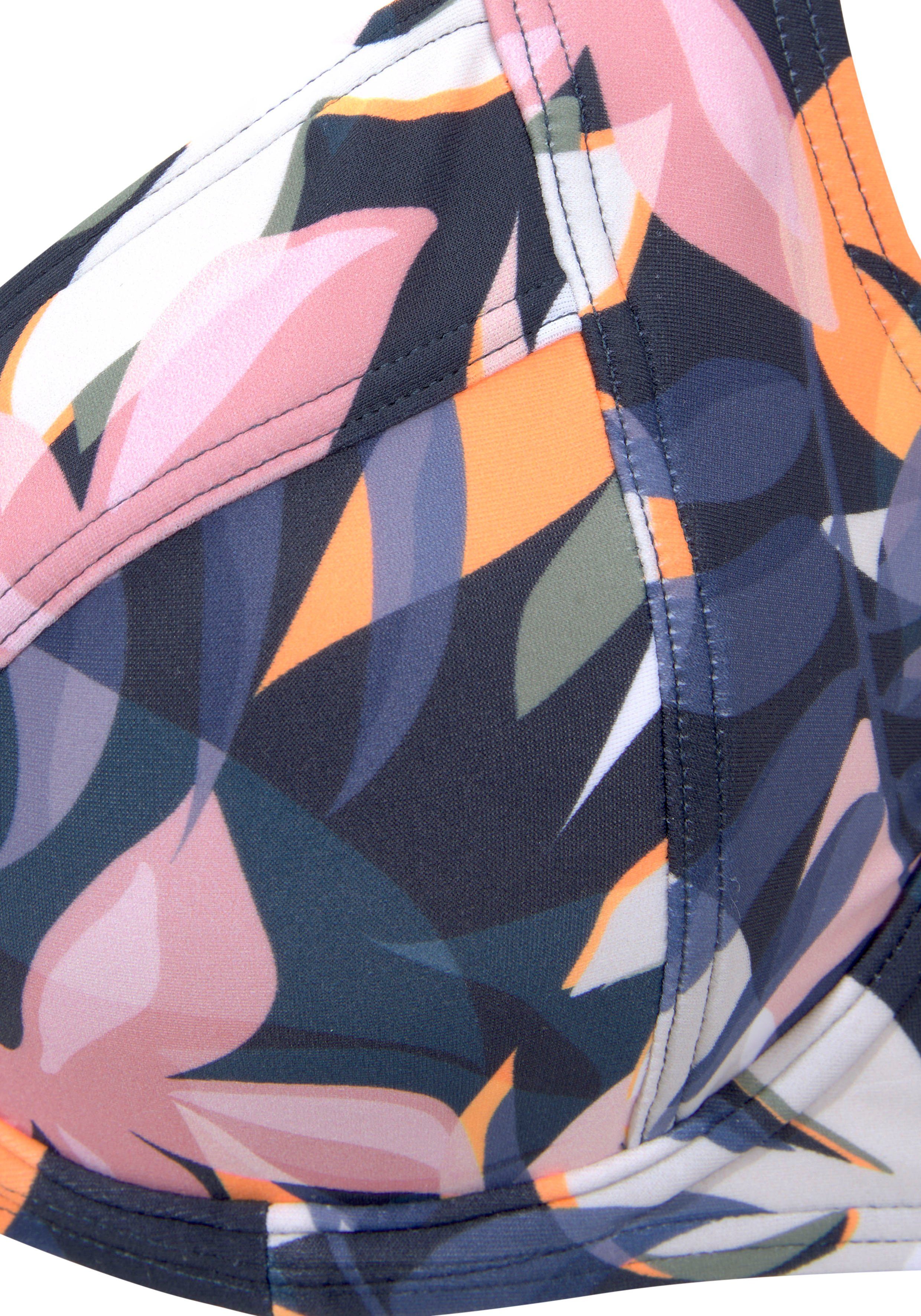 active by Lascana Bikinitop met beugels WAVE brede bandjes