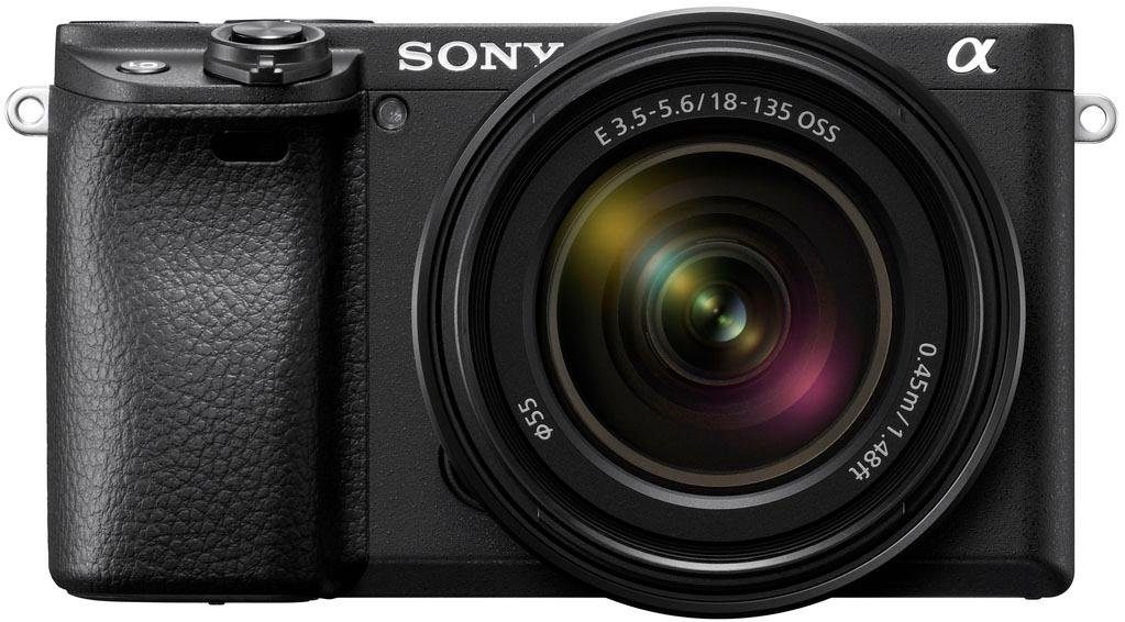 Sony Systeemcamera ILCE-6400MB - Alpha 6400 E-Mount 4k video, 180° klep-display, xga oled-zoeker, m-kit 18-135 mm objectief