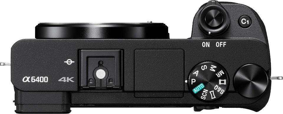 Sony Systeemcamera ILCE-6400MB - Alpha 6400 E-Mount 4k video, 180° klep-display, xga oled-zoeker, m-kit 18-135 mm objectief