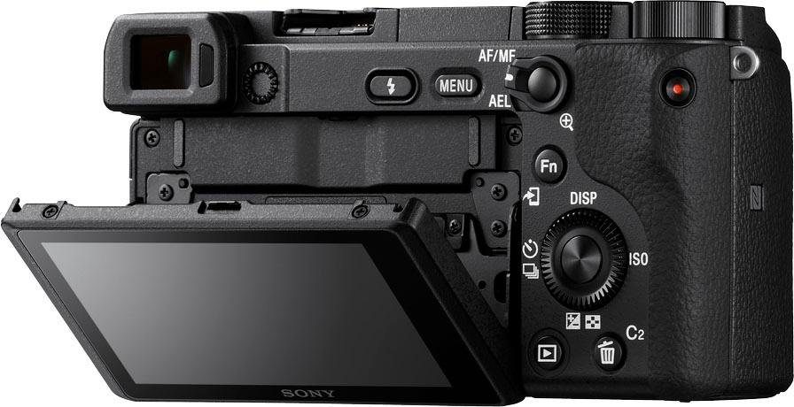 Sony Systeemcamera ILCE-6400MB - Alpha 6400 E-Mount 4k video, 180° klep-display, xga oled-zoeker, m-kit 18-135 mm objectief