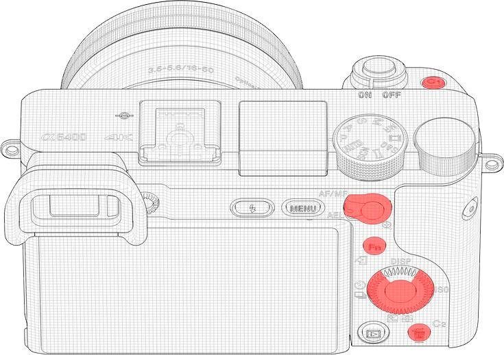 Sony Systeemcamera ILCE-6400MB - Alpha 6400 E-Mount 4k video, 180° klep-display, xga oled-zoeker, m-kit 18-135 mm objectief
