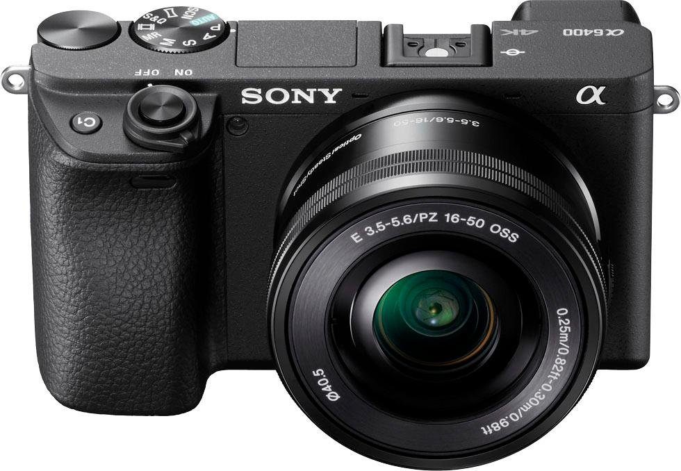 Sony Systeemcamera ILCE-6400LB - Alpha 6400 E-Mount 4k video, 180° klep-display, xga oled-zoeker, l-kit 16-50 mm objectief