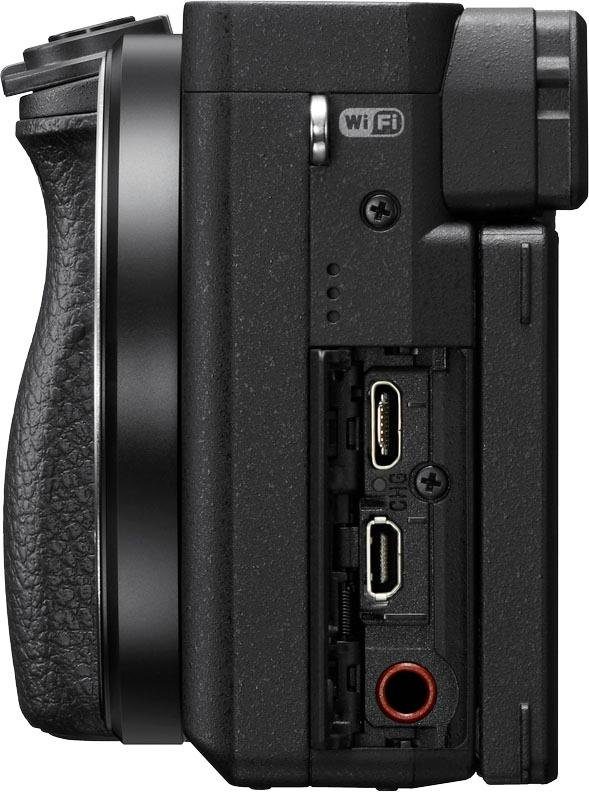 Sony Systeemcamera ILCE-6400MB - Alpha 6400 E-Mount 4k video, 180° klep-display, xga oled-zoeker, m-kit 18-135 mm objectief