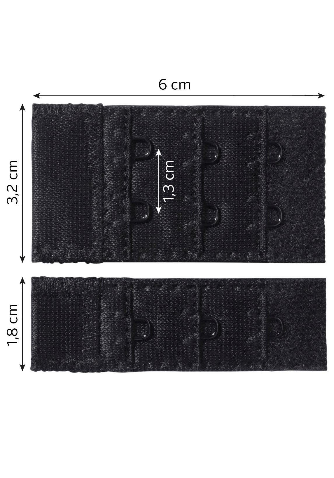 Lascana Bh-verlenging voor 1- en 2-haakssluitingen (6 stuks)