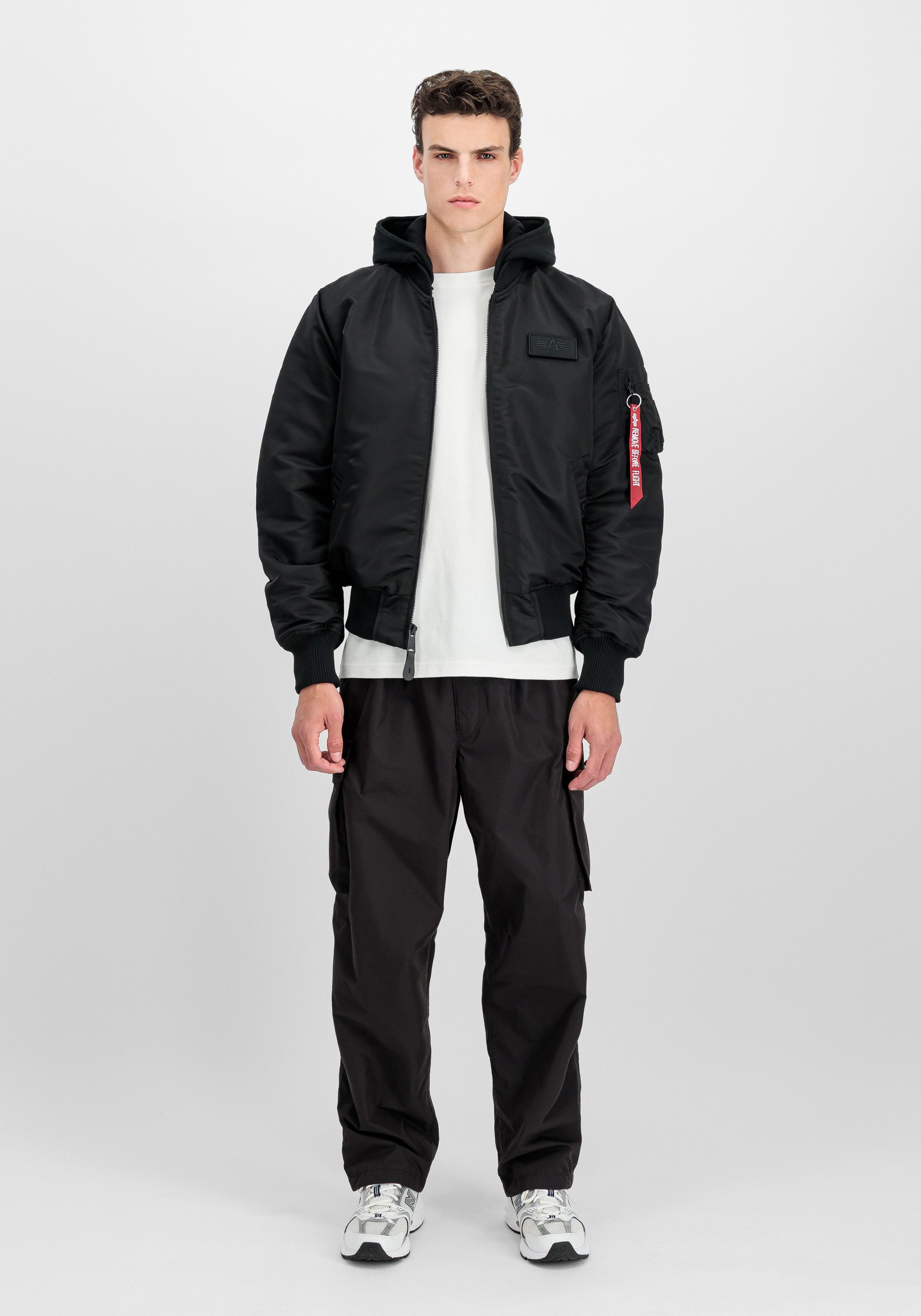 Alpha Industries Bomberjack Alpha Industries Men - Bomber Jackets MA-1 Zip Hood Back Print