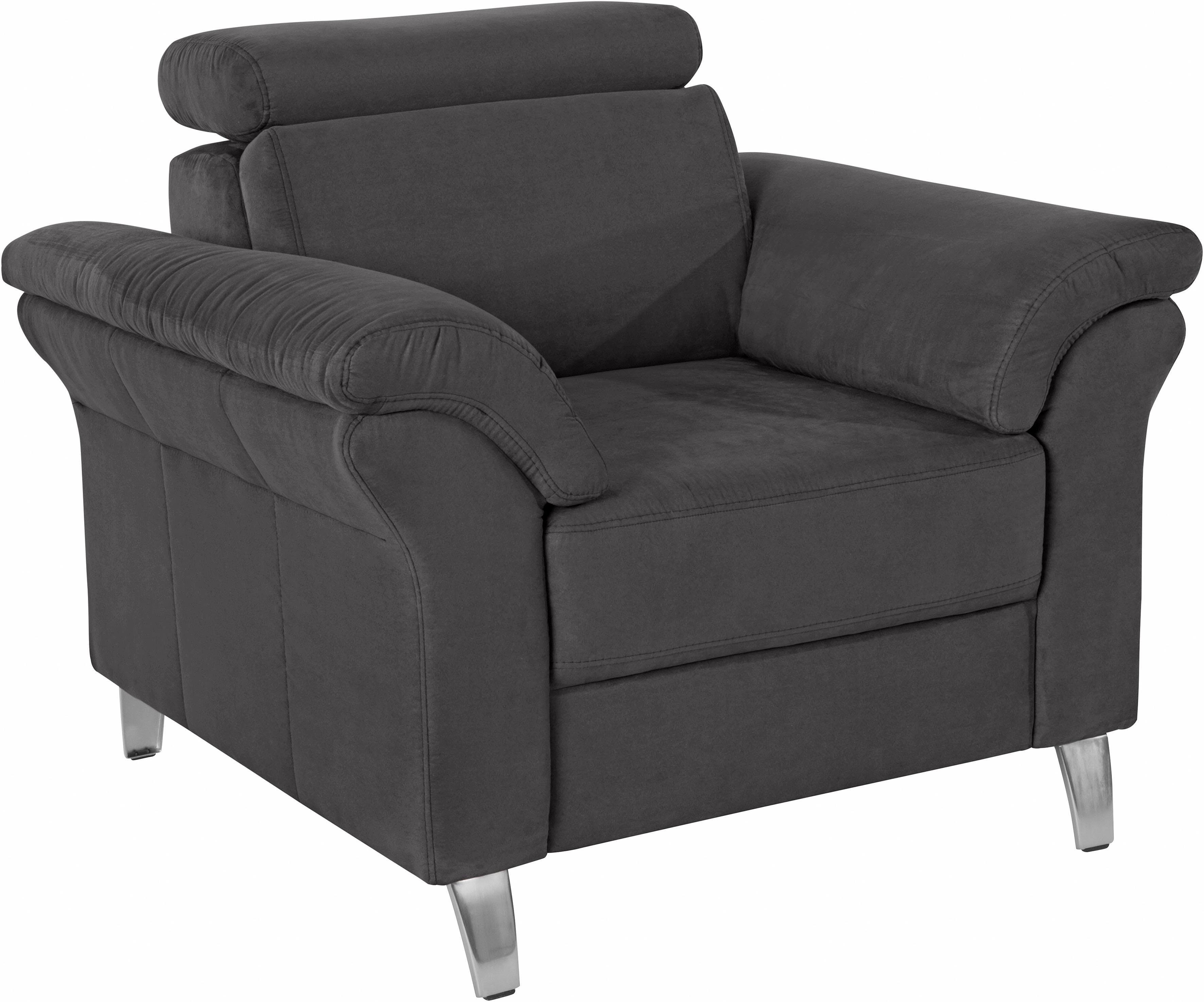 sit&more Fauteuil Arngast met binnenvering en verstelbare hoofdsteun