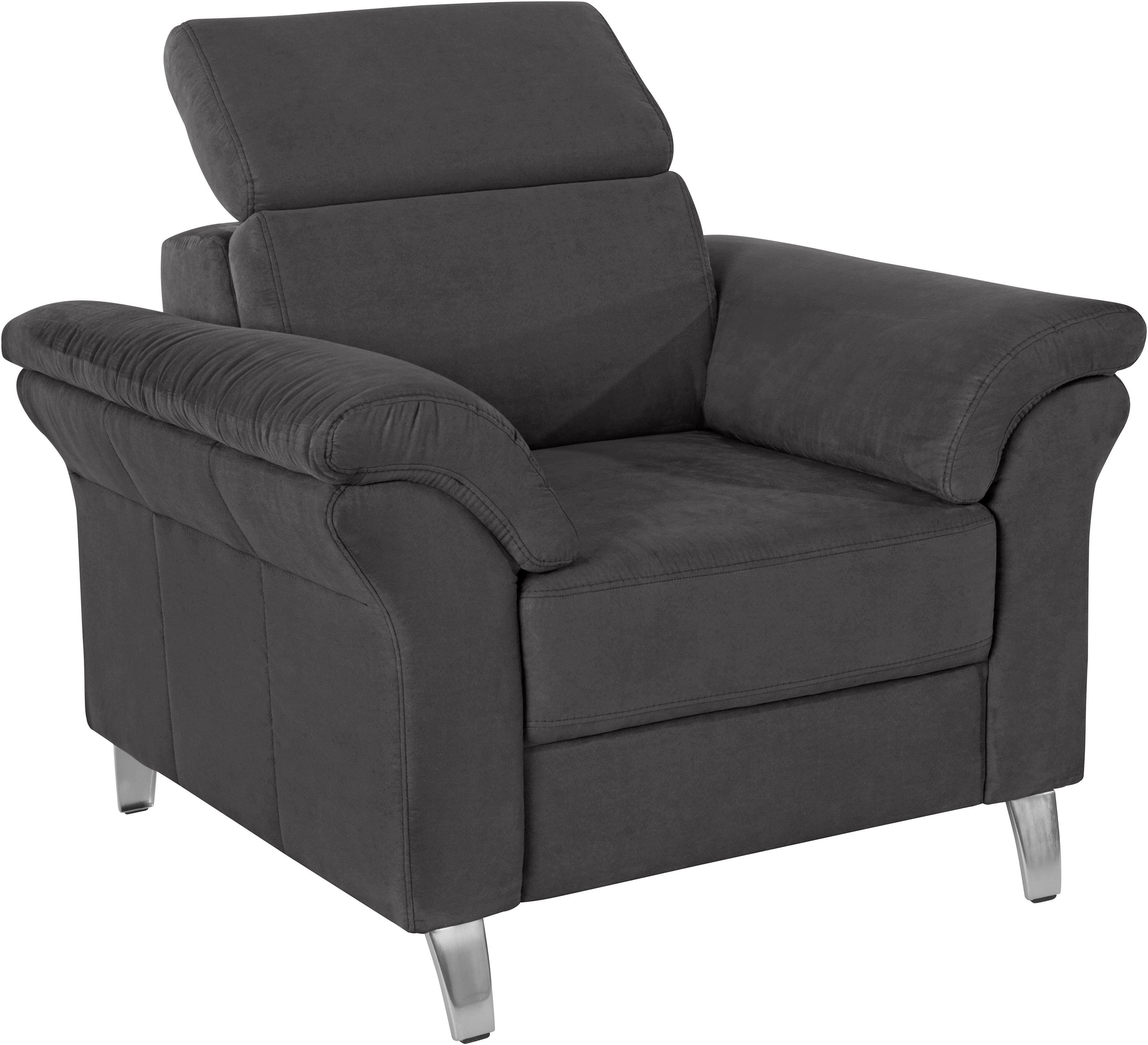 sit&more Fauteuil Arngast met binnenvering en verstelbare hoofdsteun