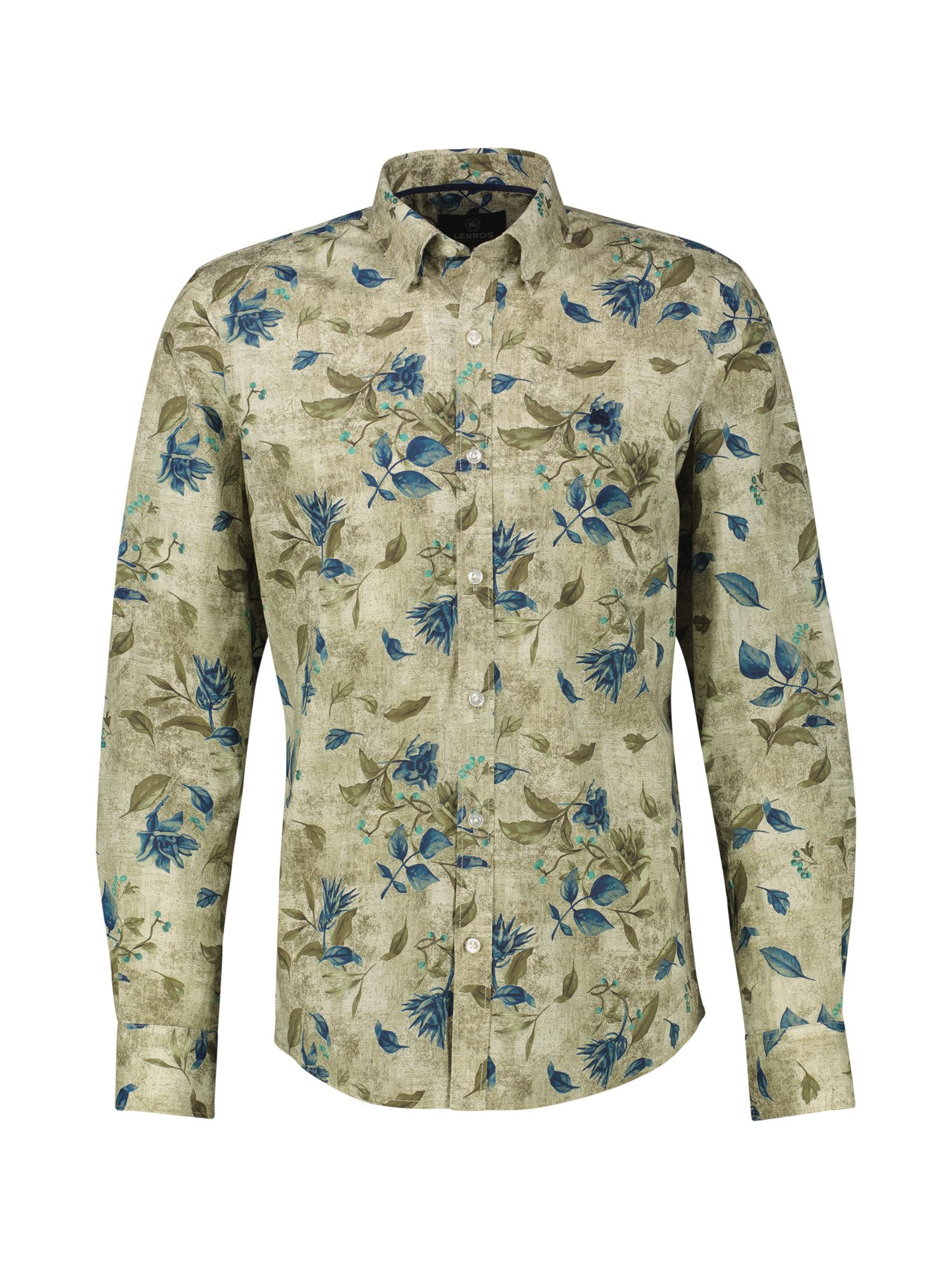Lerros Overhemd met lange mouwen LERROS Heren overhemd in expressief design