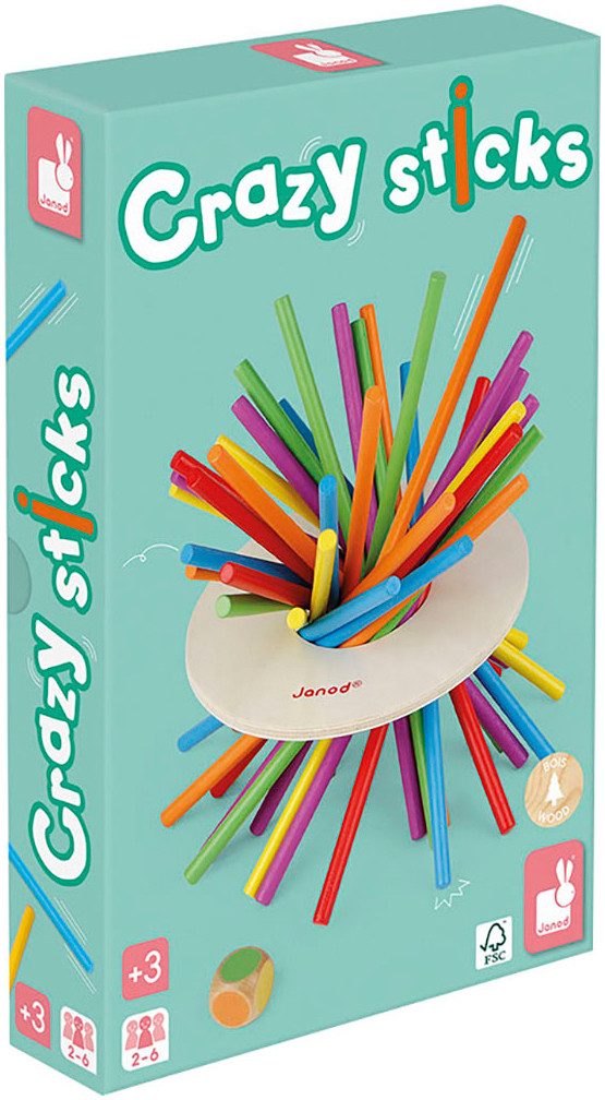 Janod Spel Crazy Sticks FSC®- beschermt bos - wereldwijd