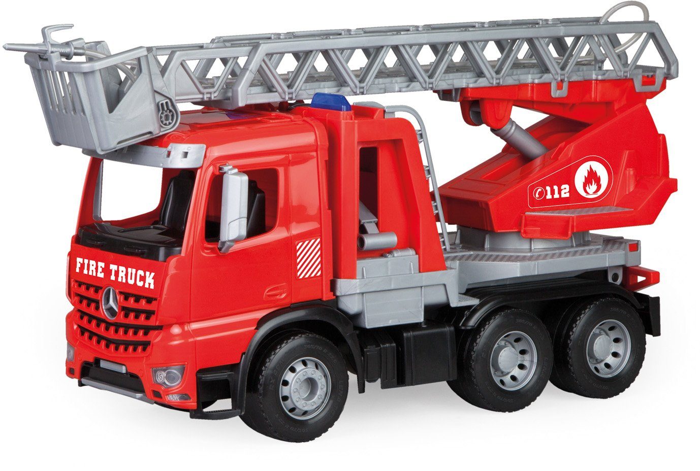 Lena® Speelgoed-brandweer Worxx, Mercedes Arocs ladder brandweerwagen