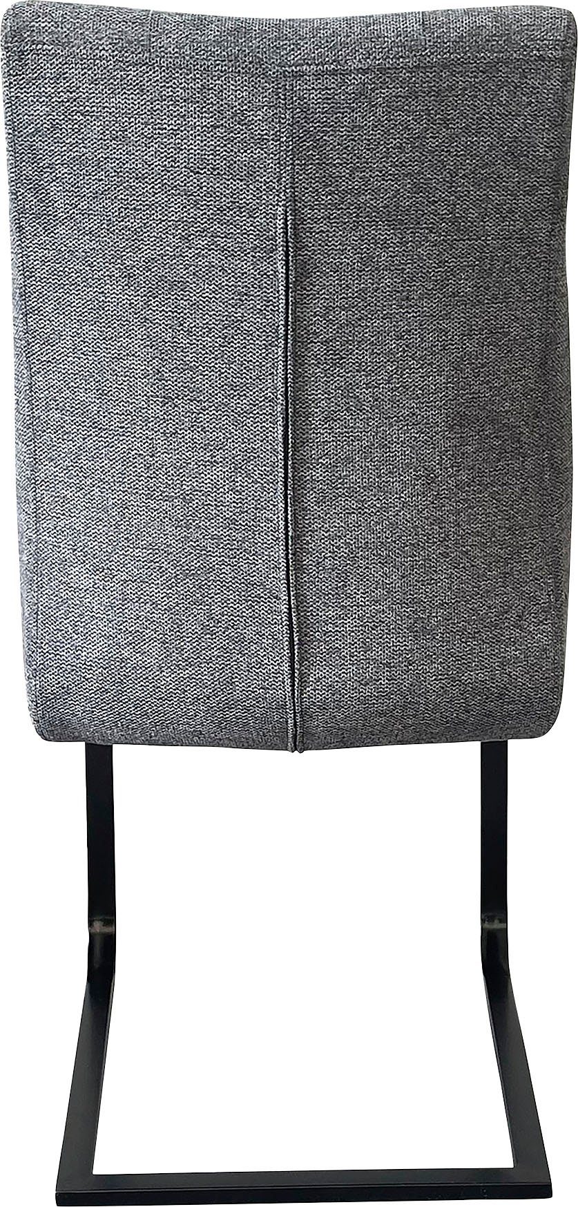 byLIVING Eetkamerstoel Marlen XXL belastbaar tot 150 kg, vintage bekleding, sledestoel (set, 2 stuks)