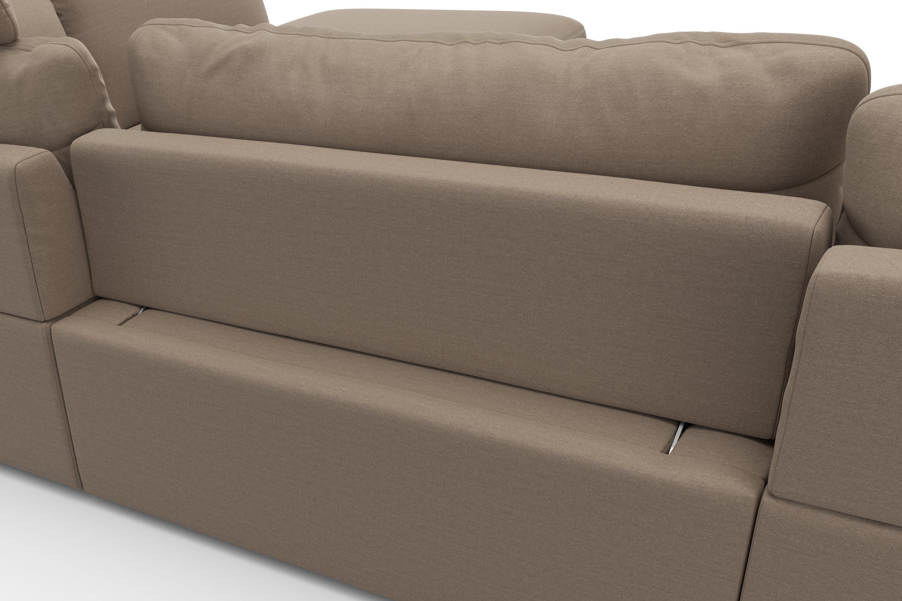 sit&more Hoekbank Cadabra L-vorm Breedte 356 cm, met zitdiepteverstelling