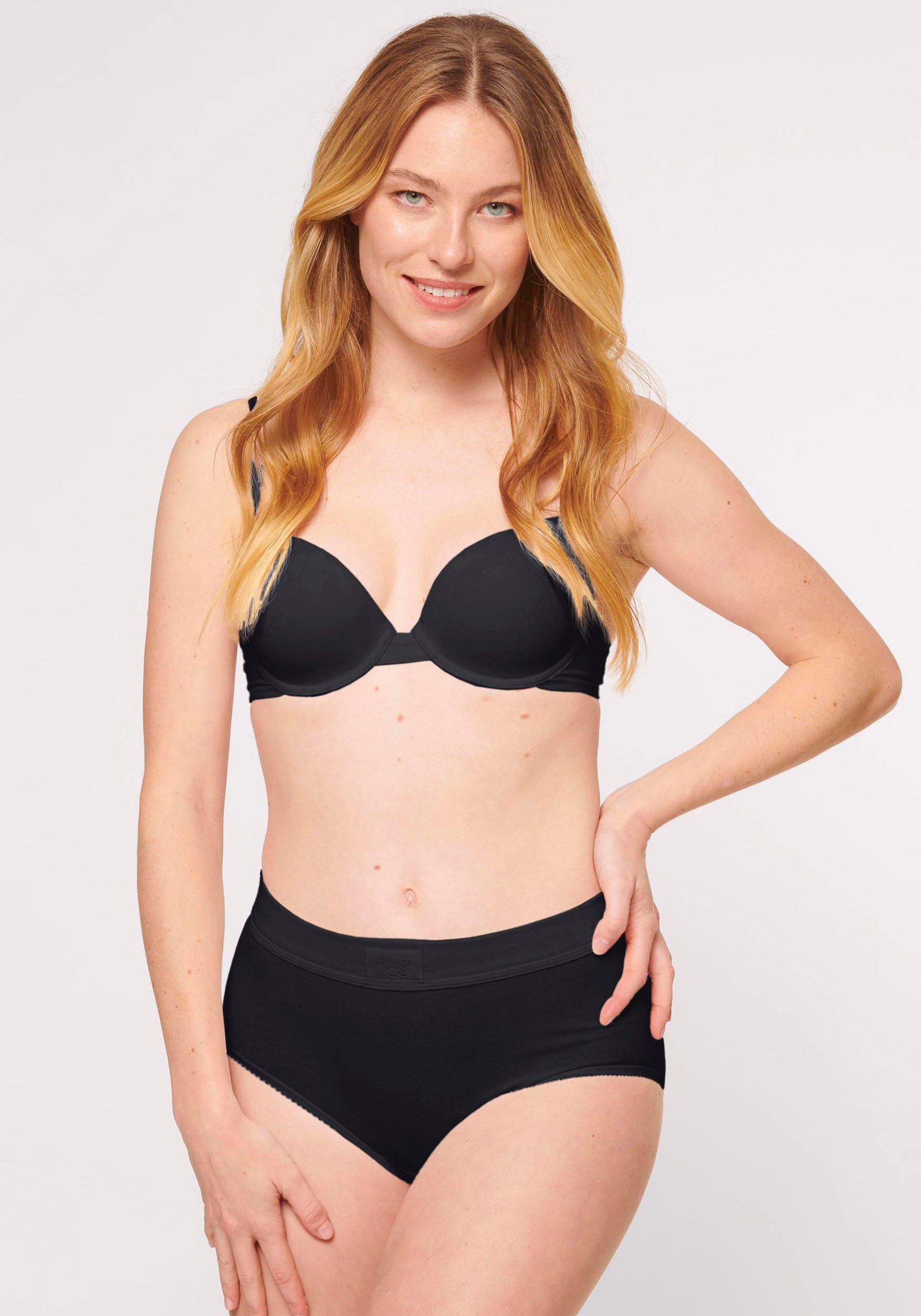 Sloggi Slip Double Comfort Maxi 2P dubbelzijdige tailleband (2 stuks, Set van 2)