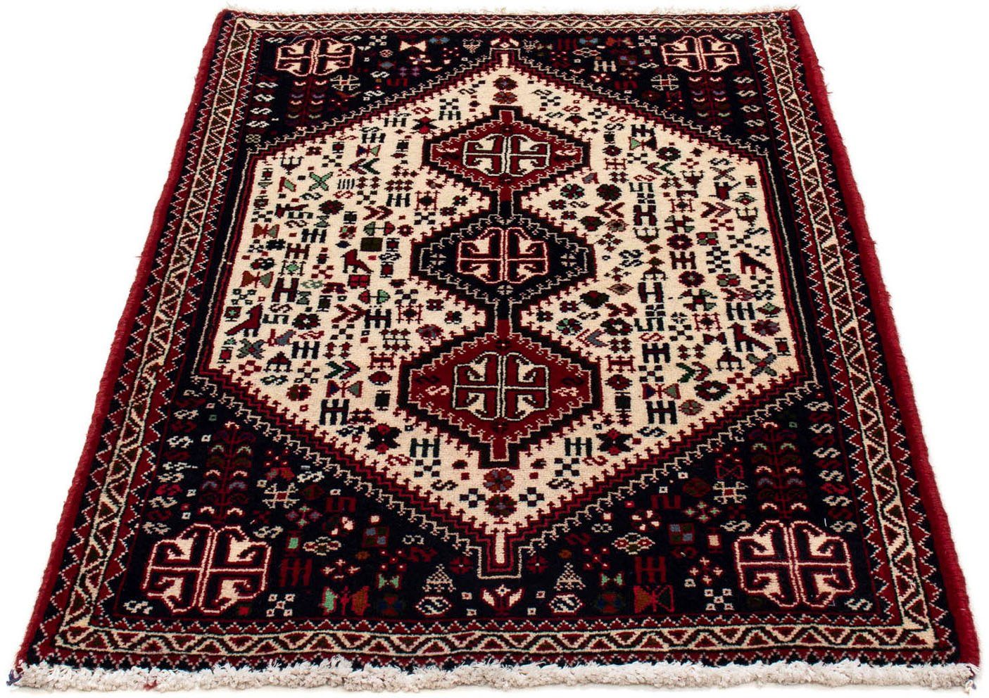 morgenland Wollen kleed Abadeh figuratief 116 x 75 cm Handgeknoopt
