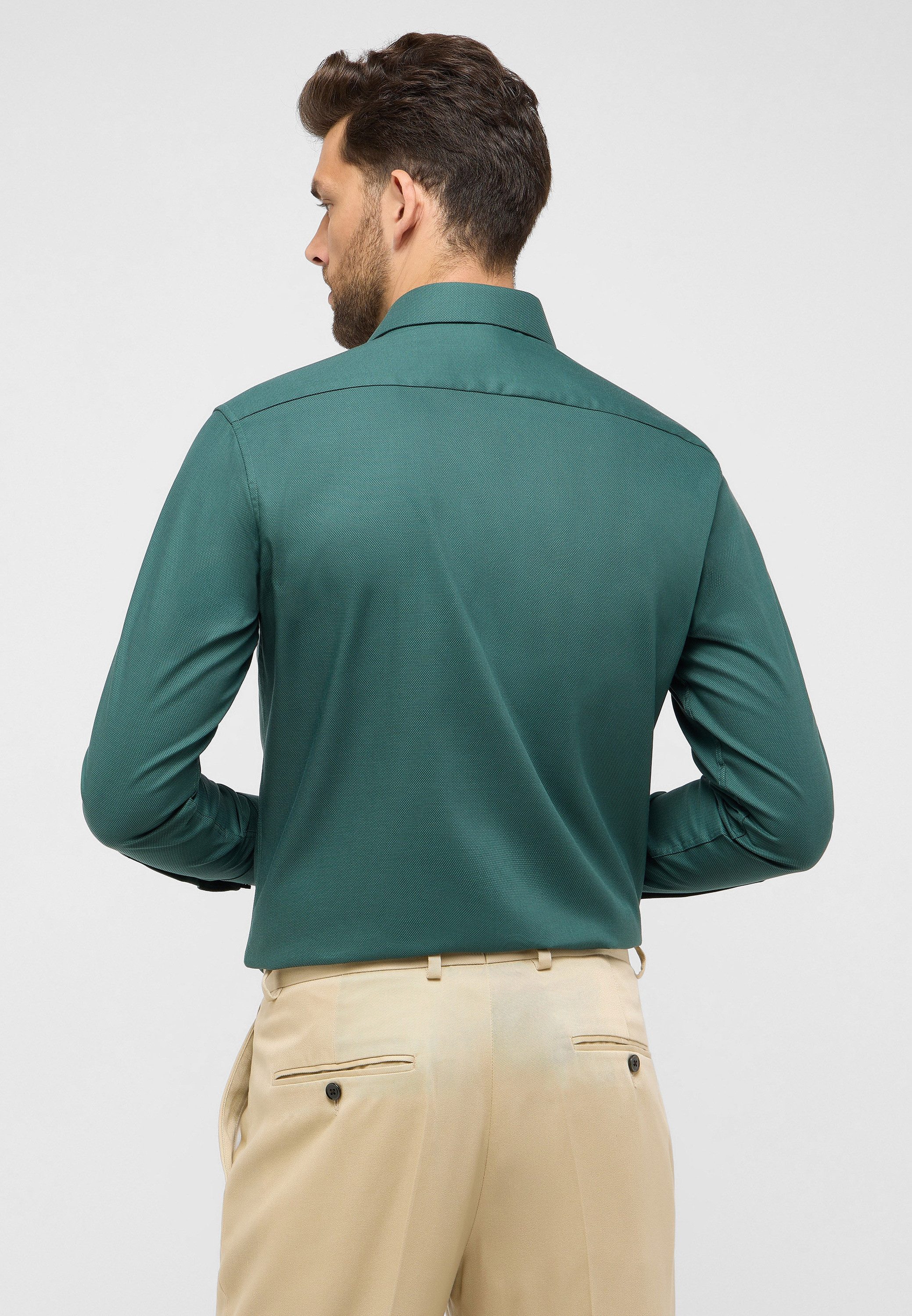 Eterna Overhemd met lange mouwen MODERN FIT NON IRON (strijkvrij)