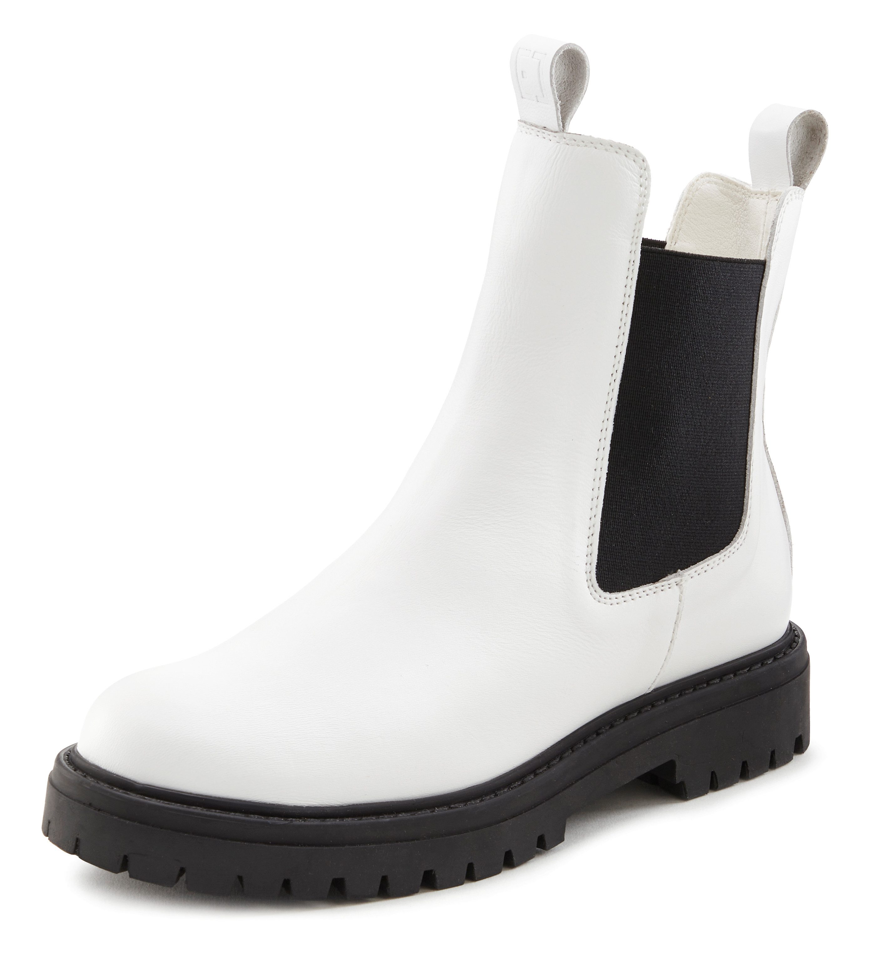 Elbsand Laarsjes Chelsea laarzen, instaplaarzen, bikerboots van leer