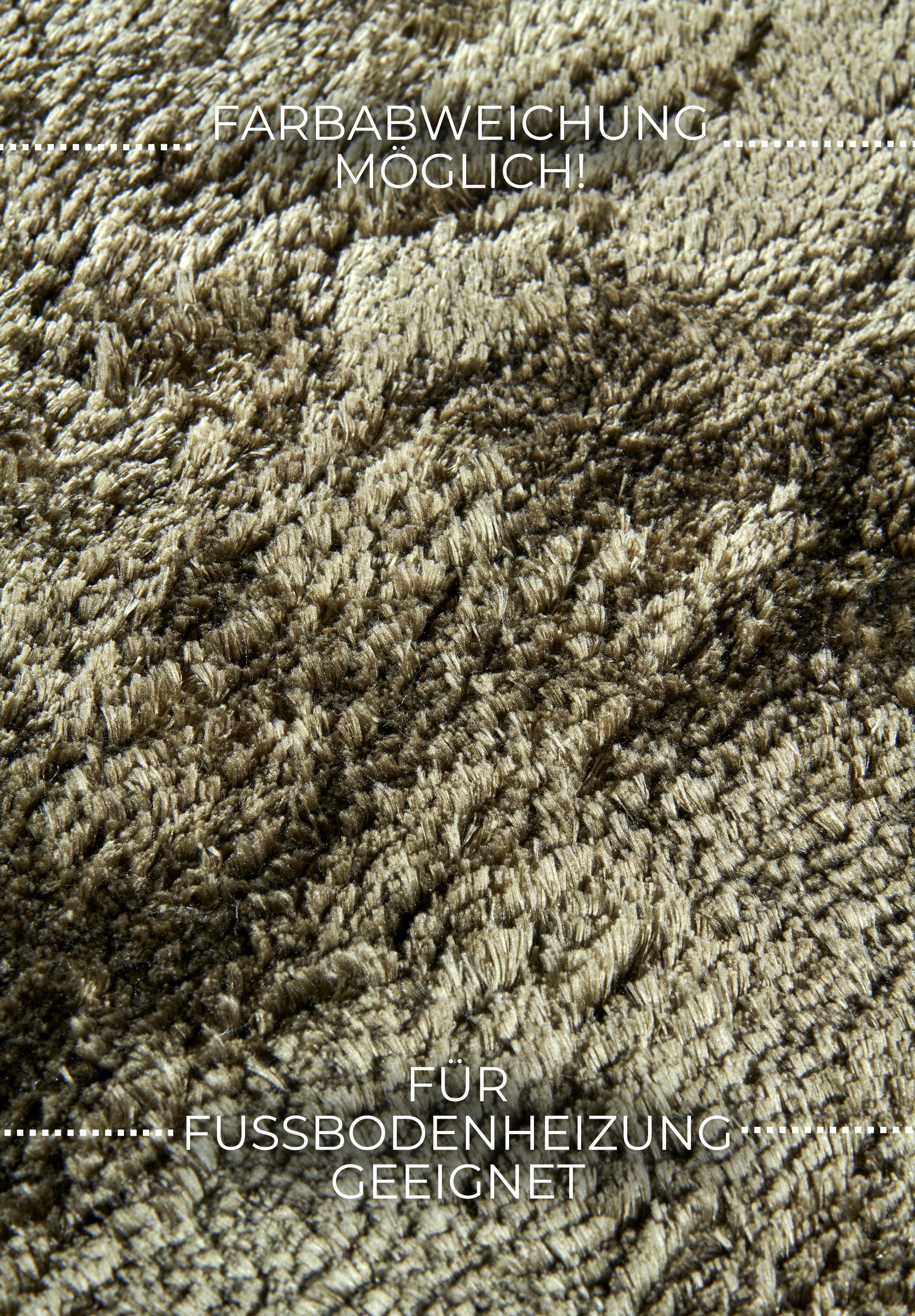 ELLE DECORATION Hoogpolig vloerkleed Calida Lange pool, shaggy, effen, pluizig, zacht, glanzend, modern, effen