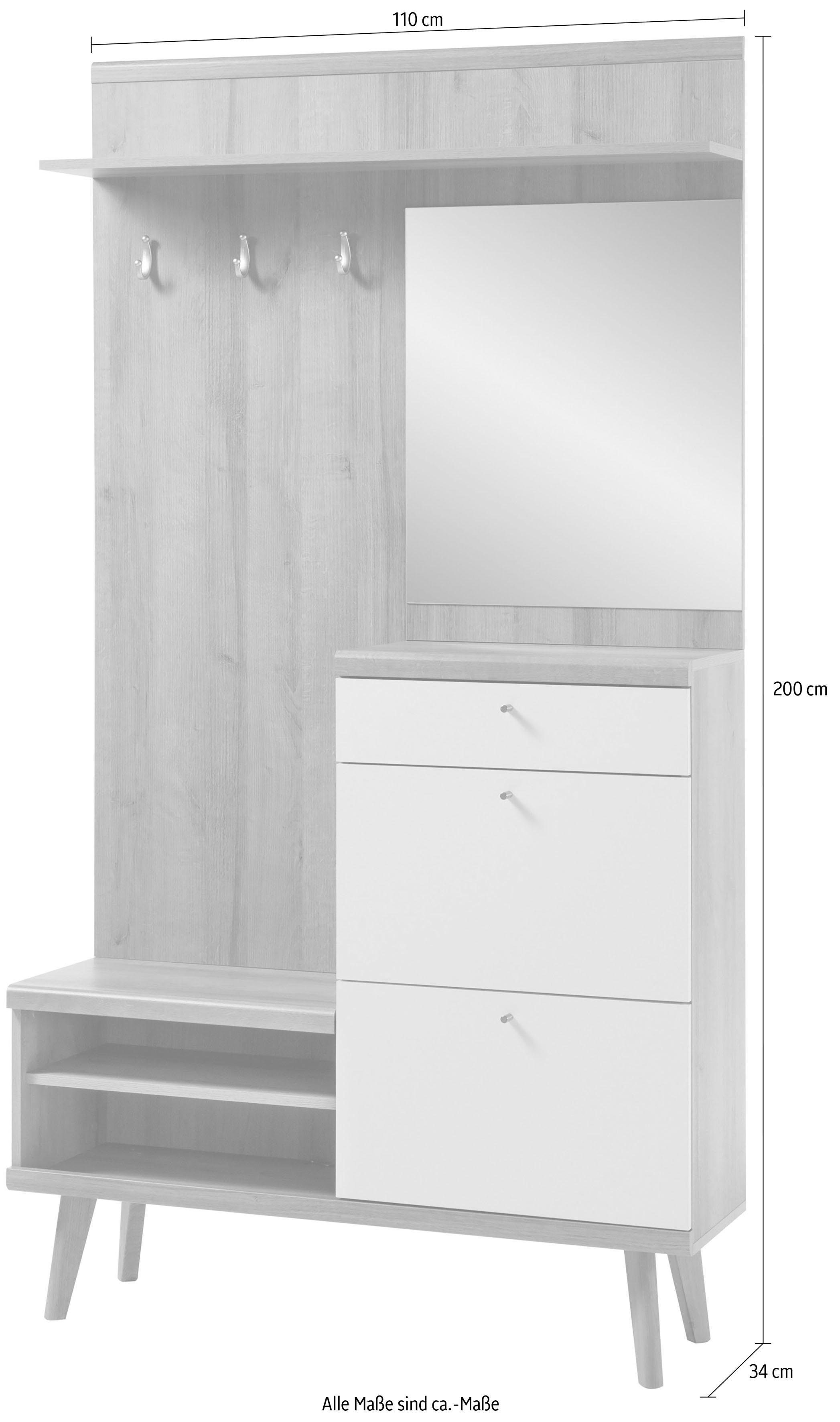 andas Kapstok MERLE Hoogte ca. 200 cm