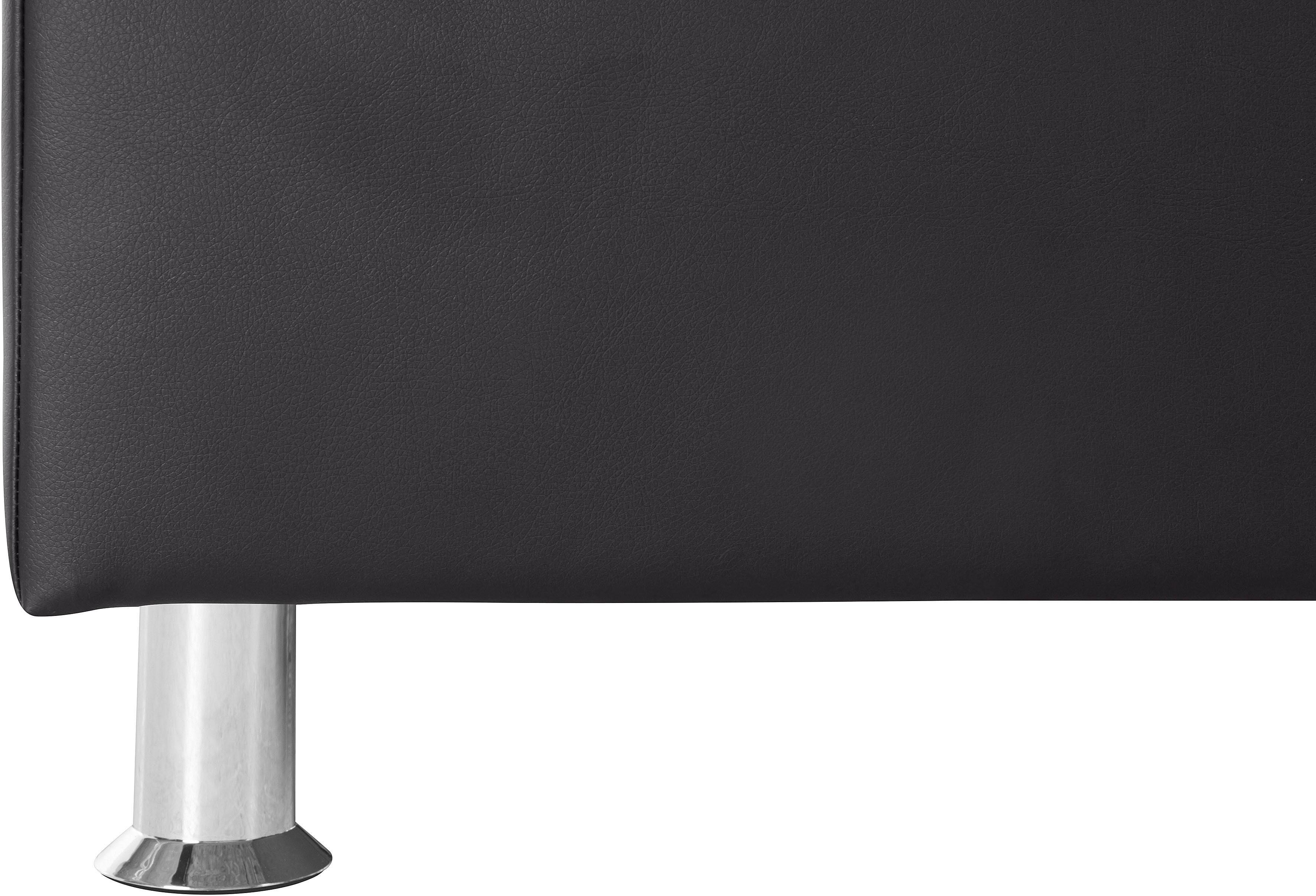 COLLECTION AB Boxspring London, inclusief topper en kussens, met LED-verlichting Boxspringbed verkrijgbaar in 90cmx200cm, 140cmx200cm & 180cmx200cm