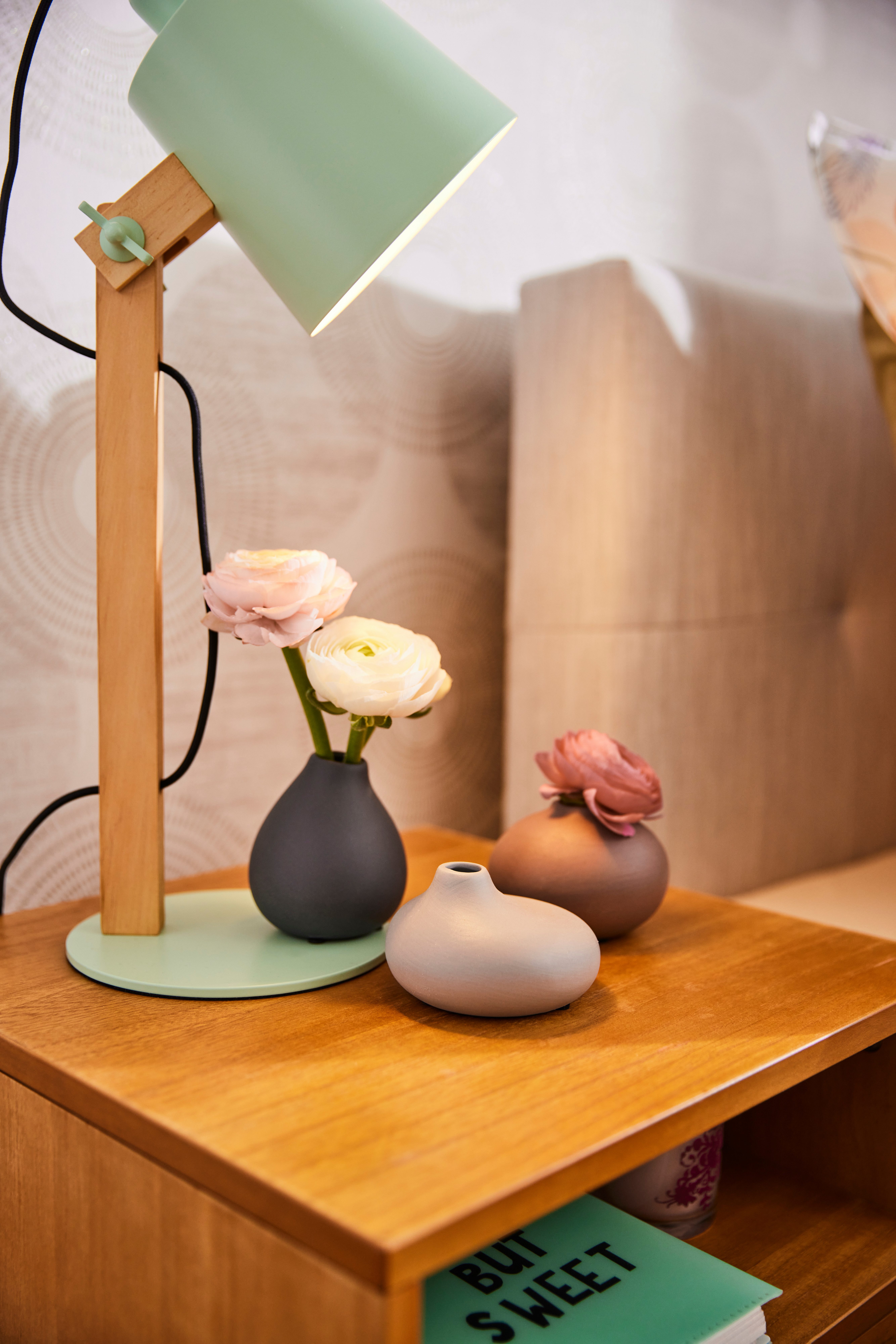 BLOMUS Siervaas NONA, van porselein, ongeglazuurd Vaas in 3 verschillende en bijzondere vormen (set, 3 stuks)