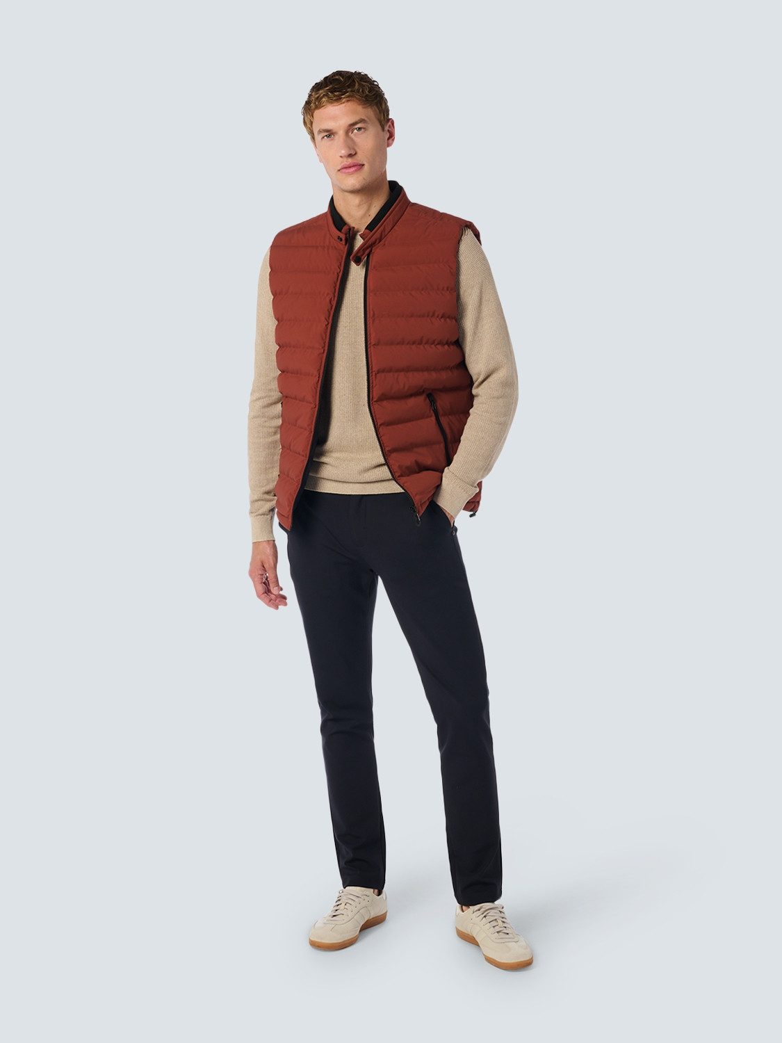 NO EXCESS Bodywarmer Met watté look