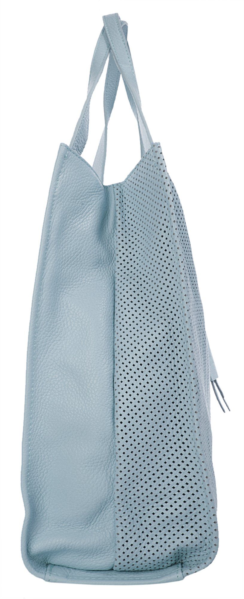 Cluty Shopper echt leer, made in italy