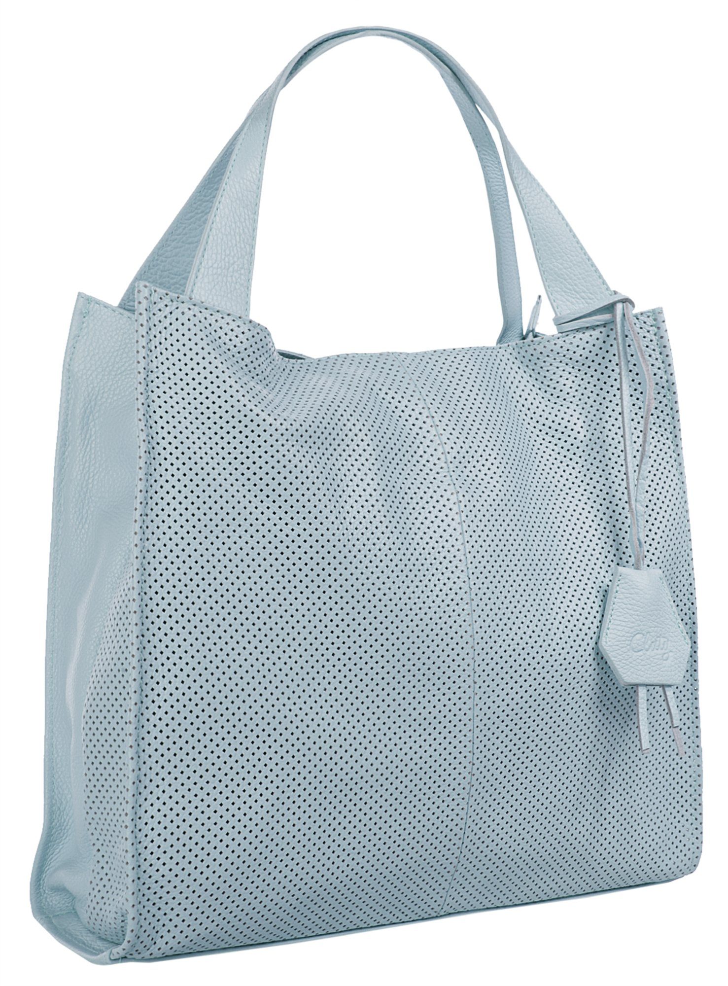 Cluty Shopper echt leer, made in italy